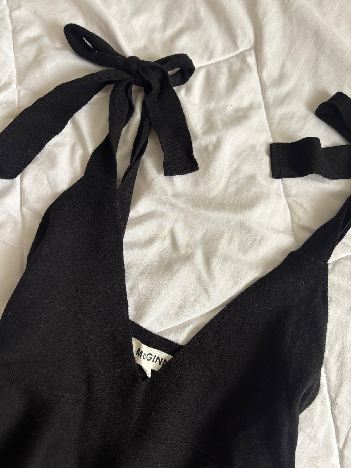 Black tie top