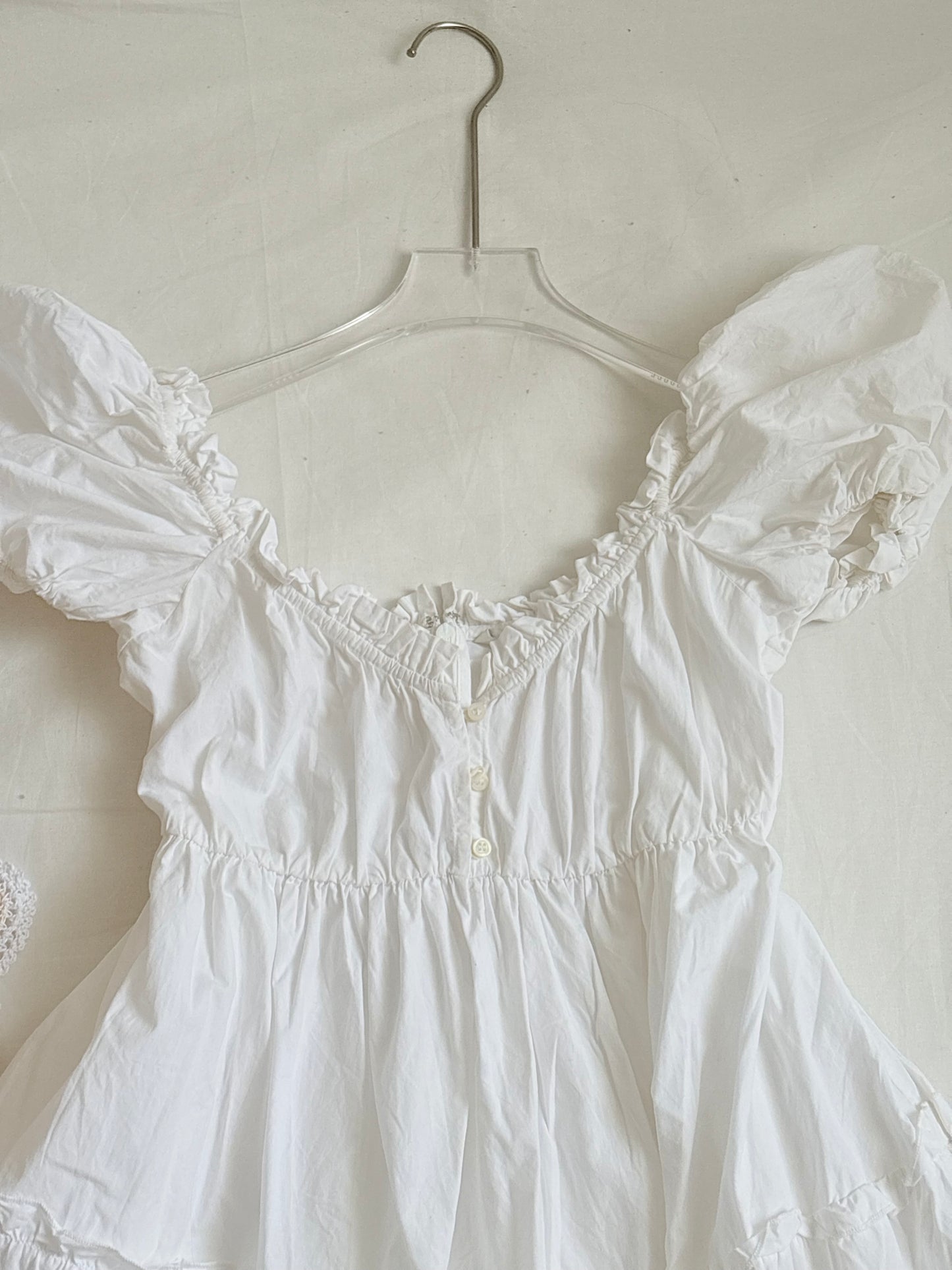 White babydoll dress