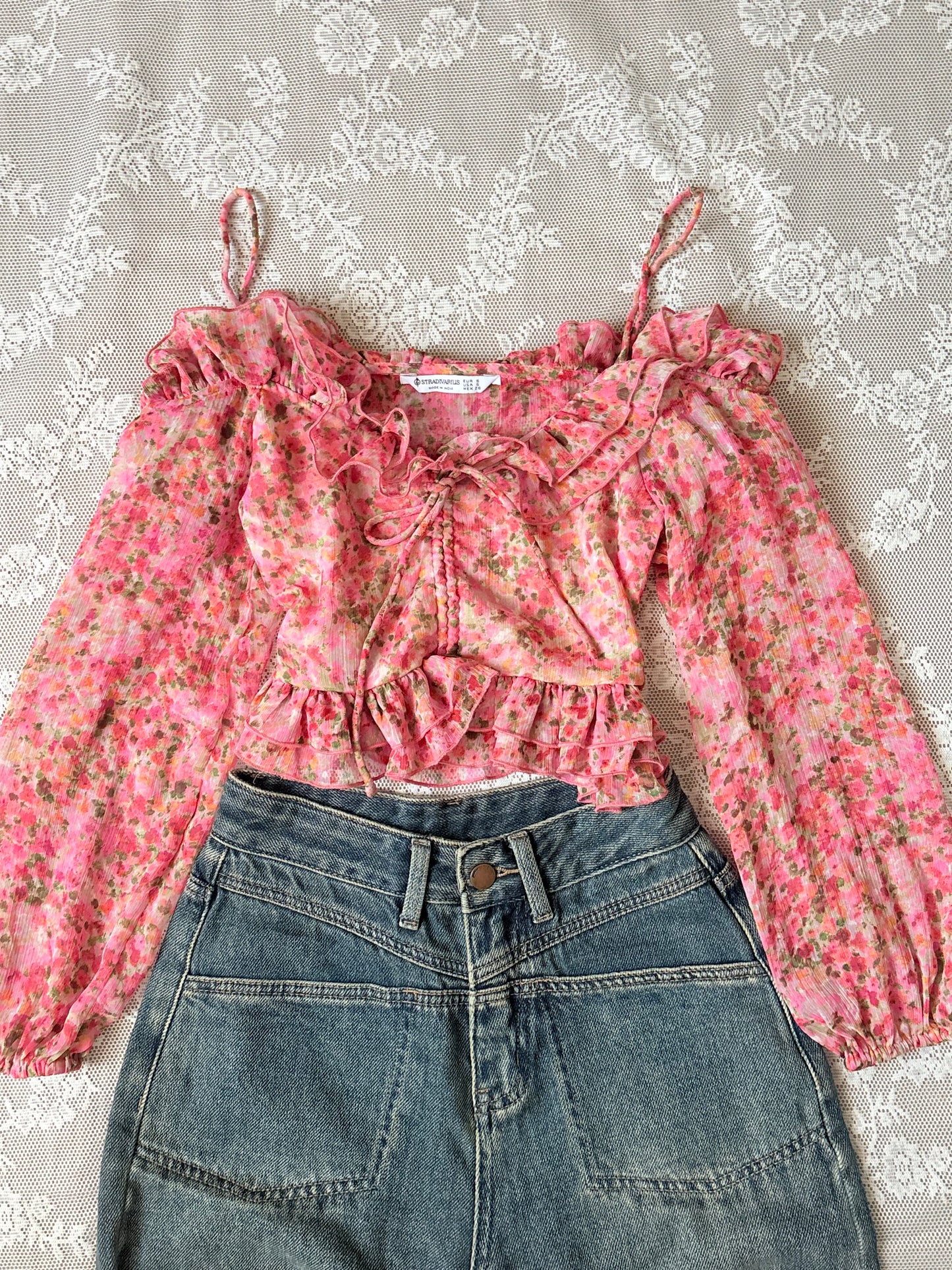 Floral off shoulder
