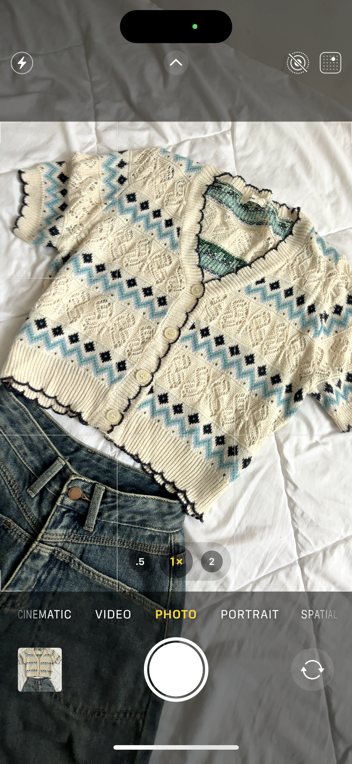 Blue crochet rop