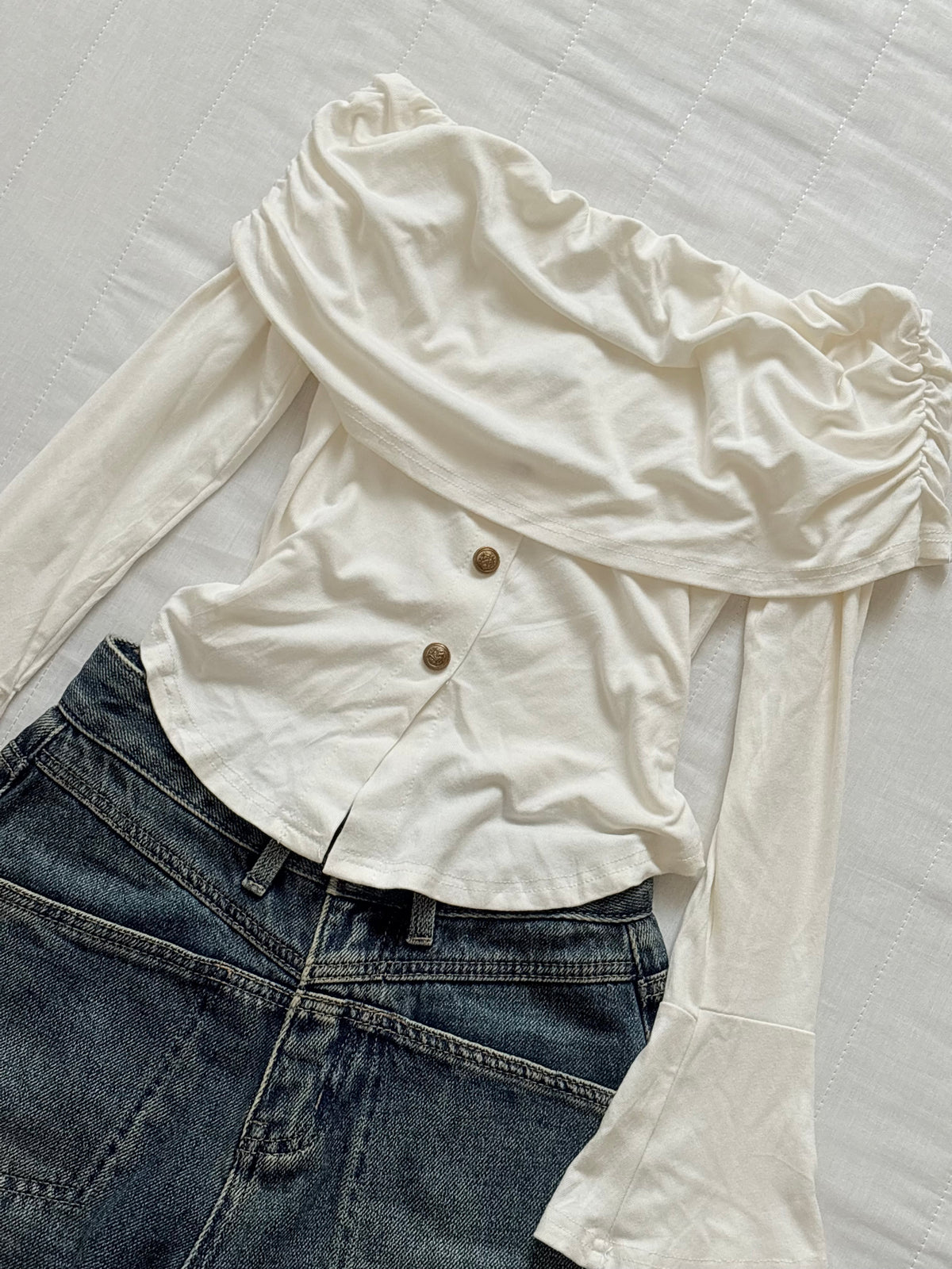 White off shoulder
