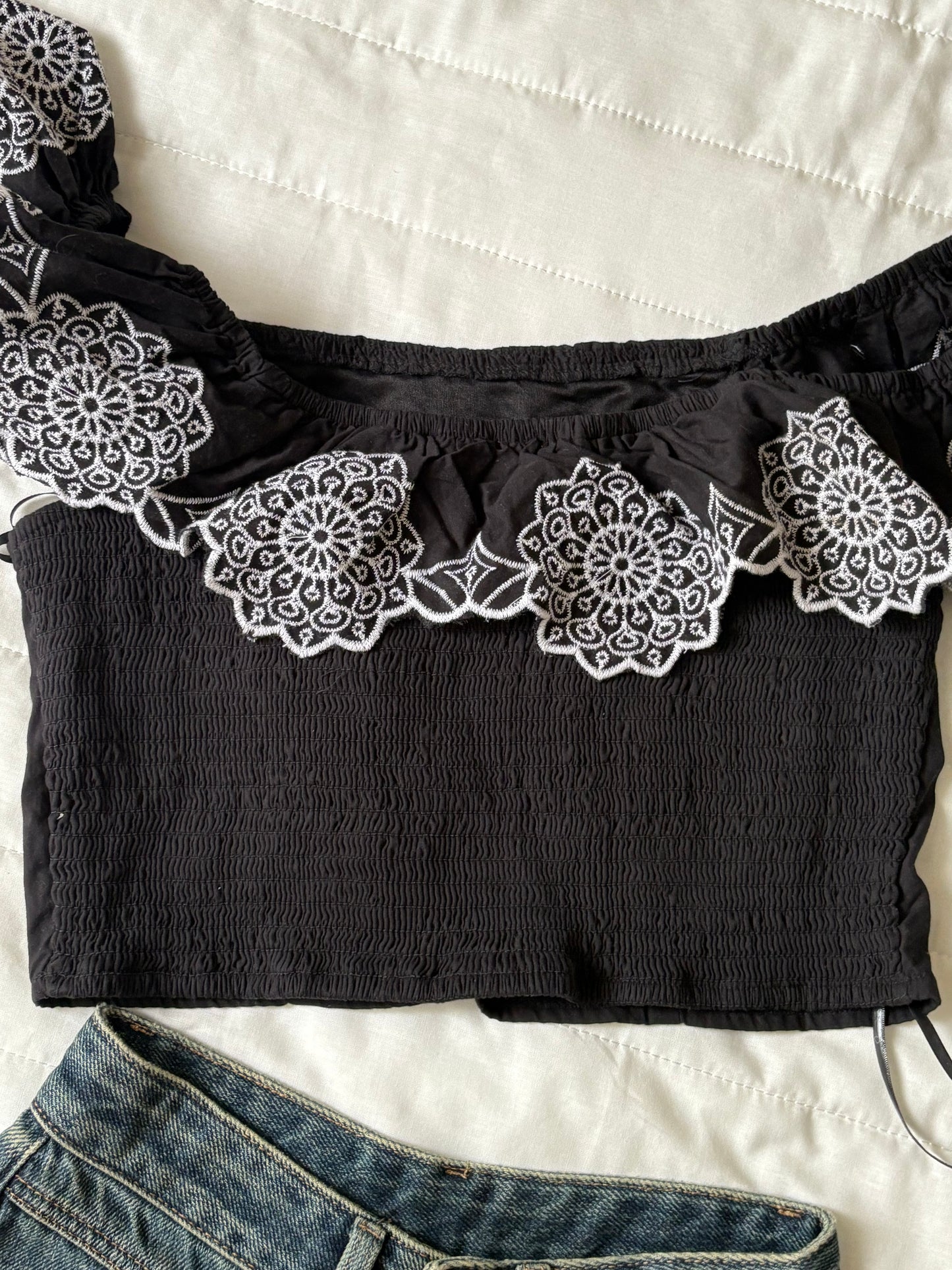 Black off shoulder