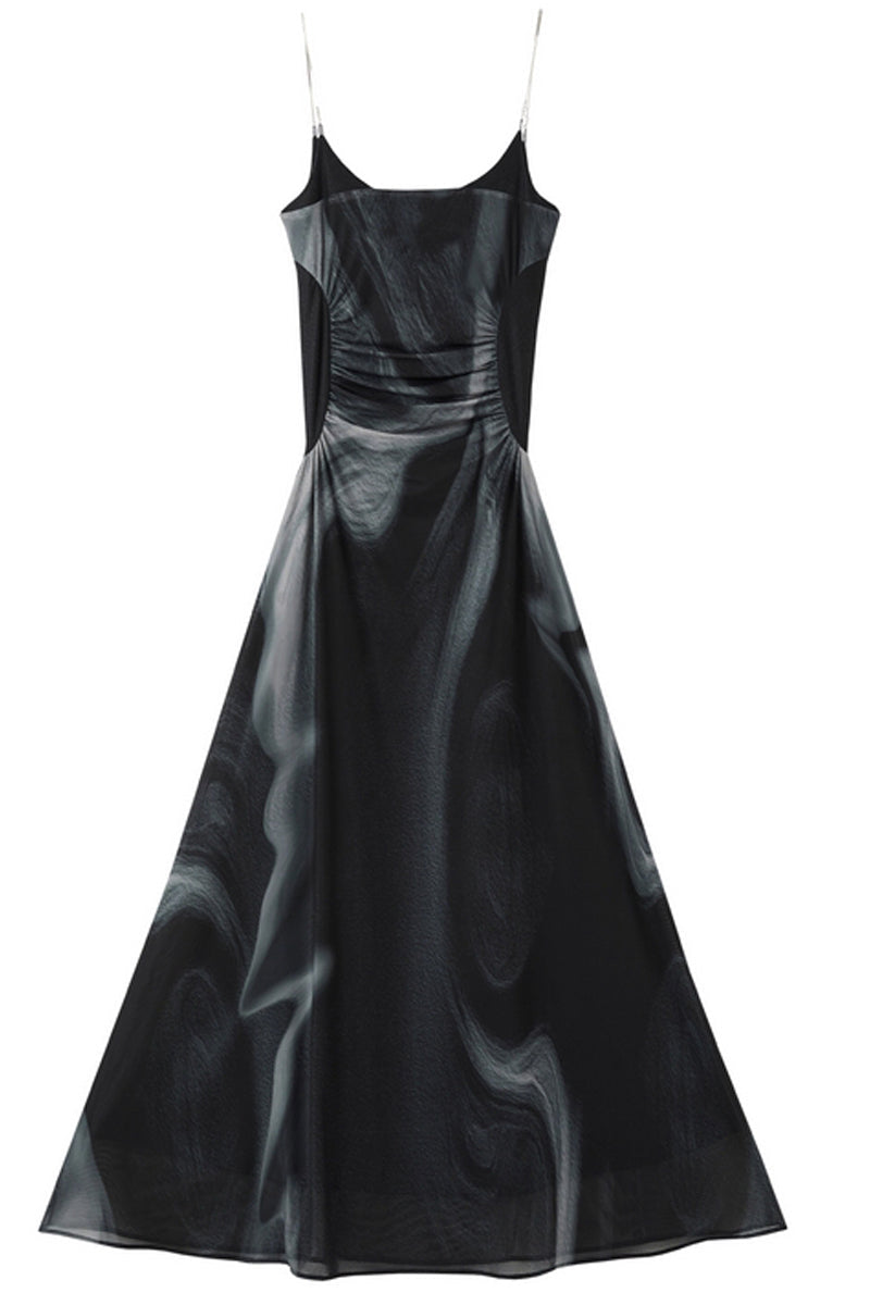 Black mesh dress