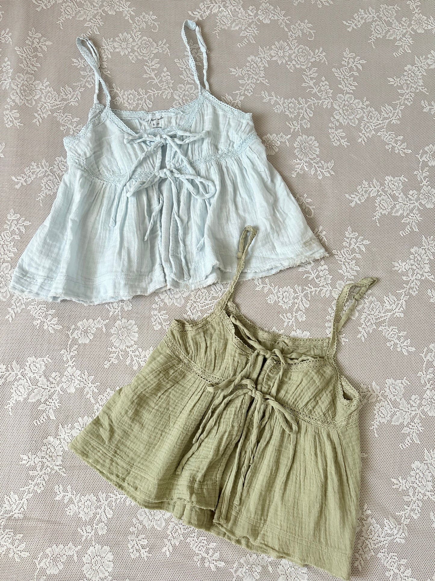 Muslin tie top