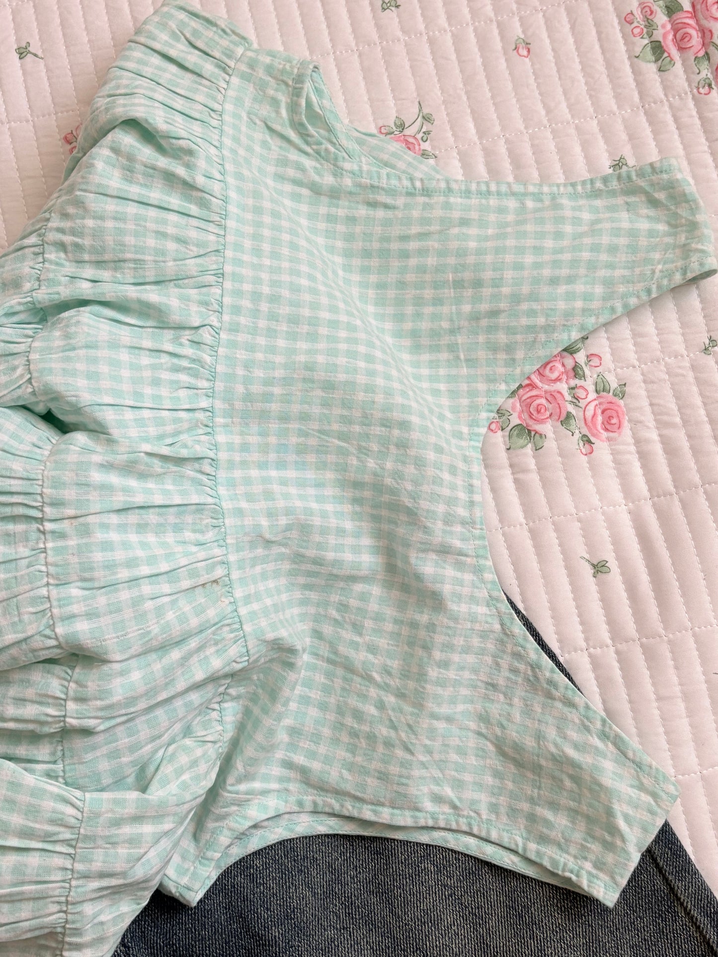 Blue gingham