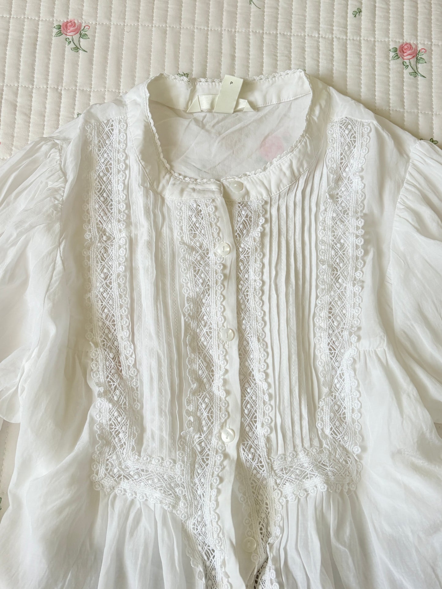 White A line top