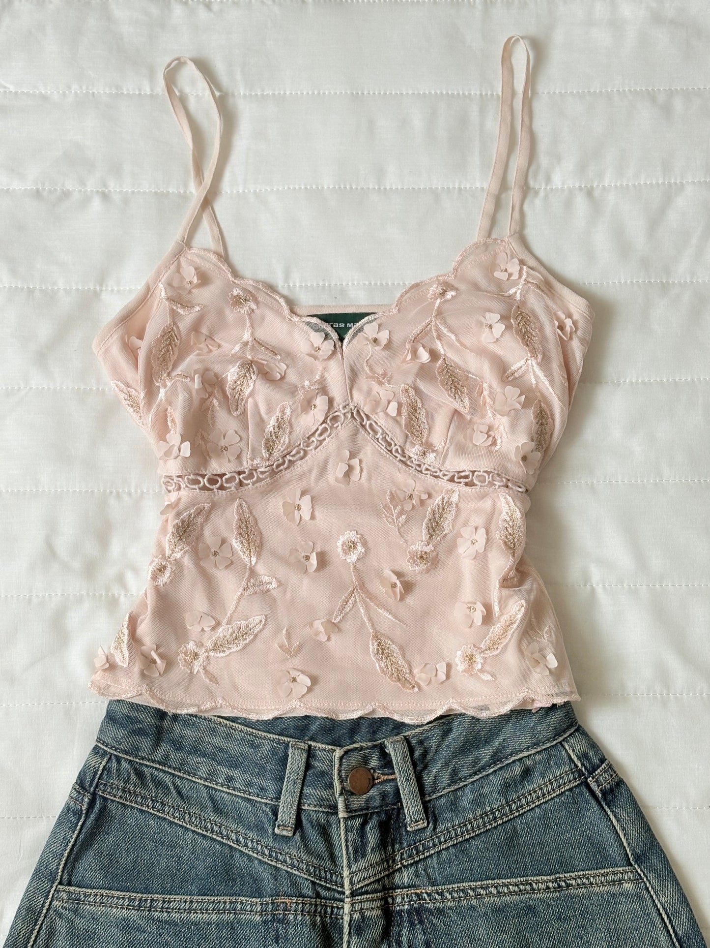Peach applique