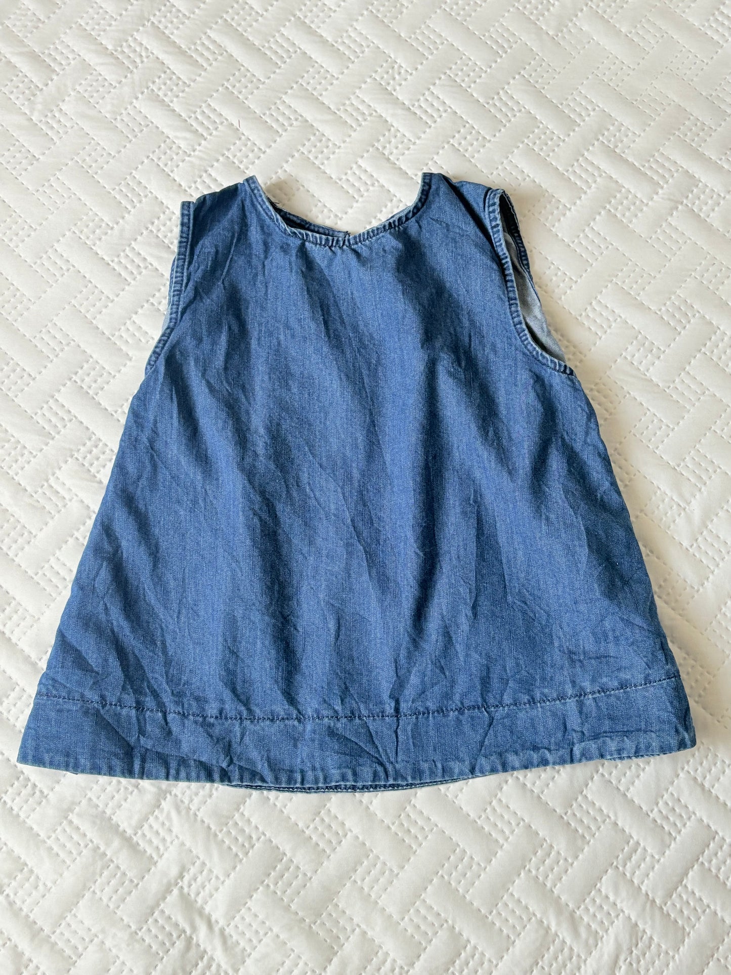 Blue denim top