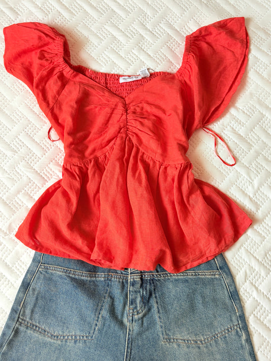 Orange doll top