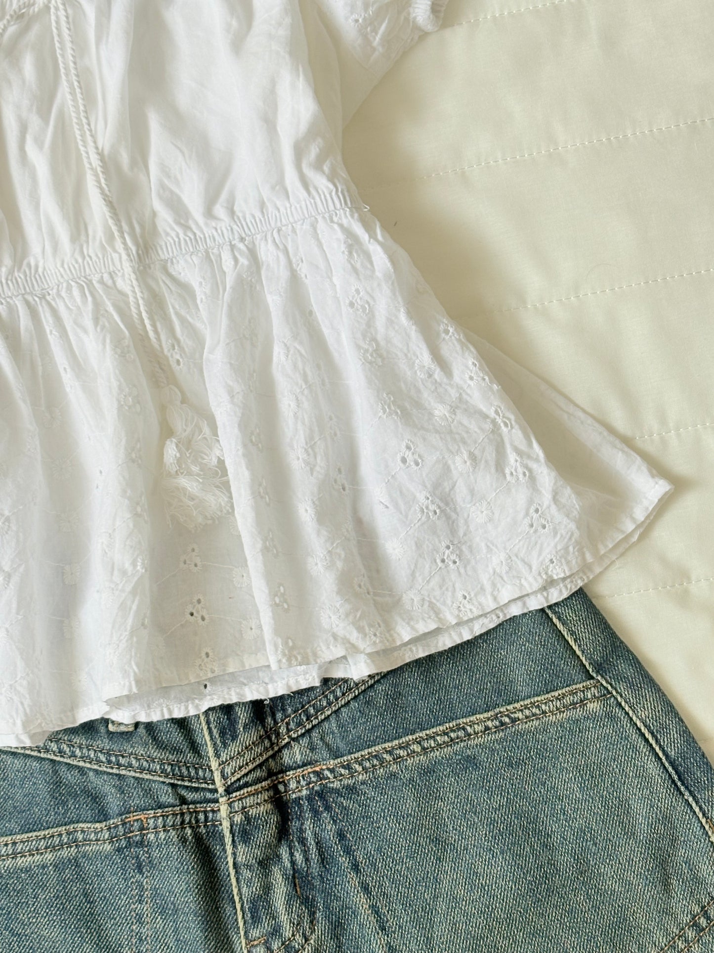 White doll top