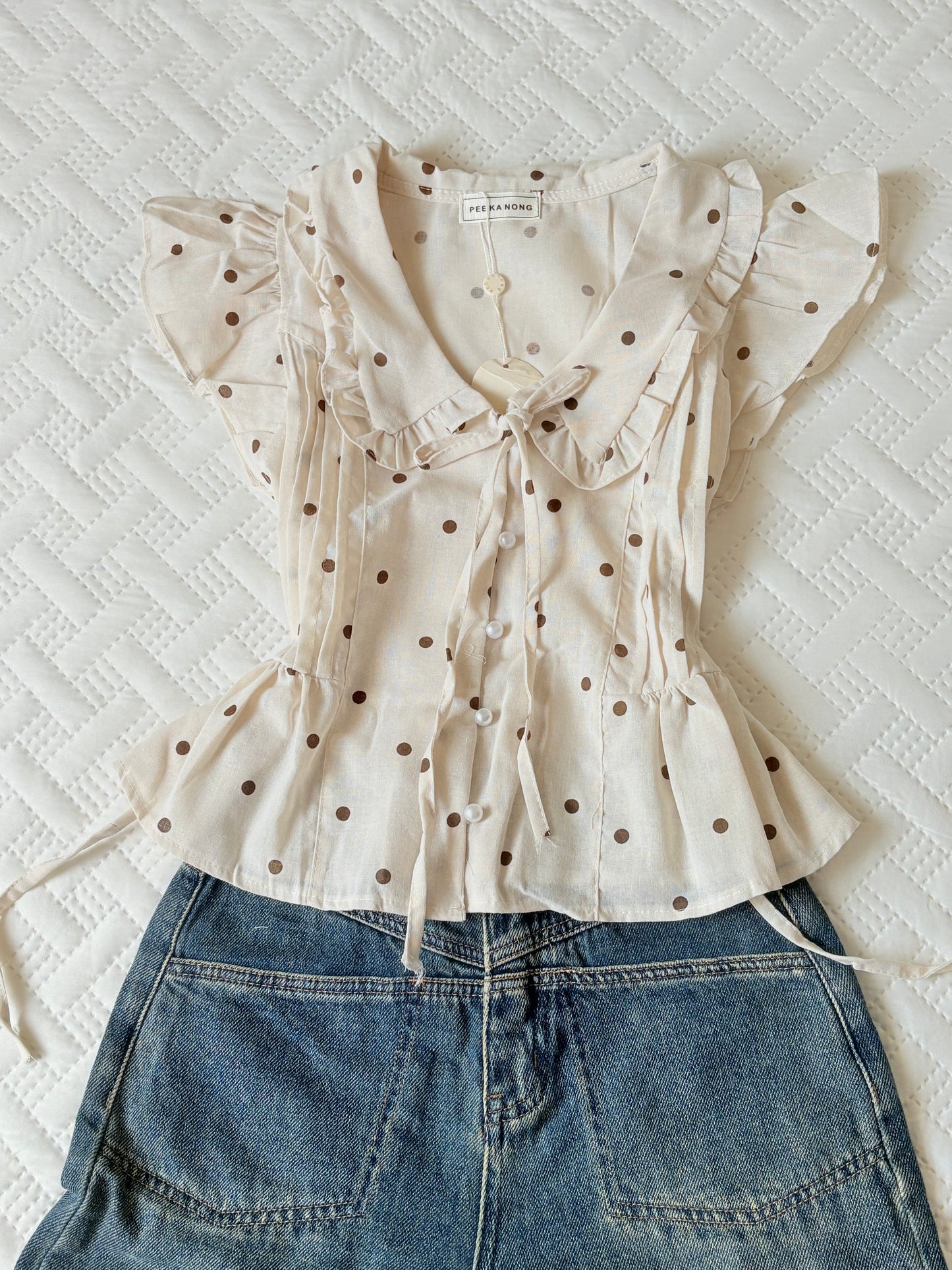 Clara polka top
