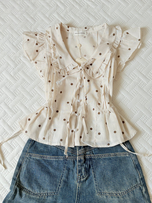 Clara polka top