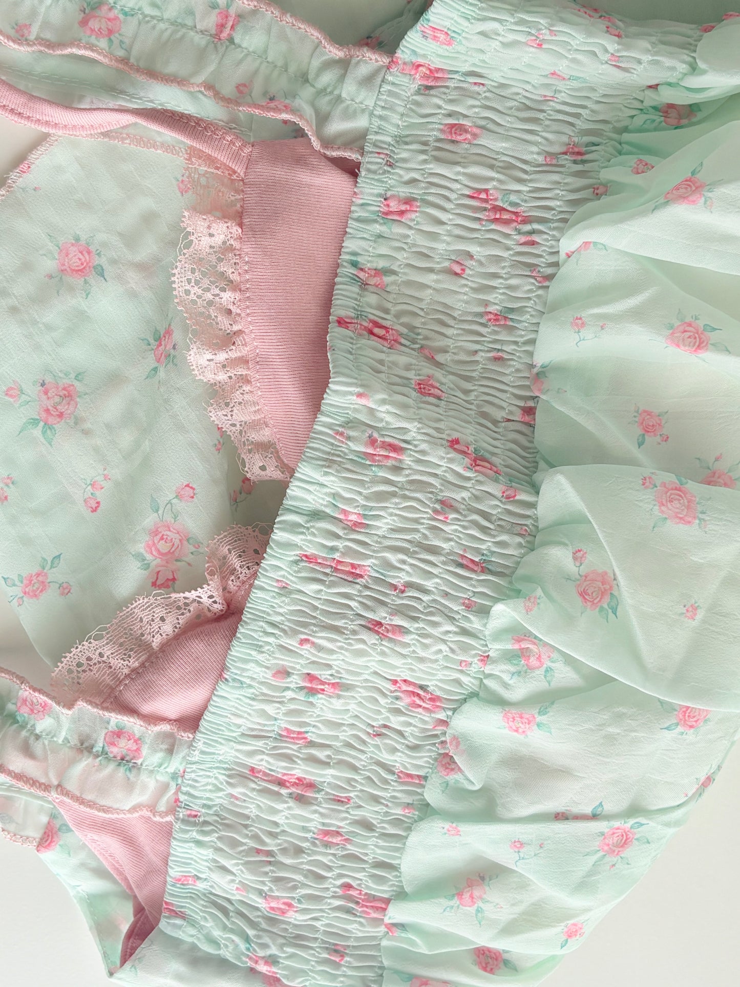 Lily floral pastel top