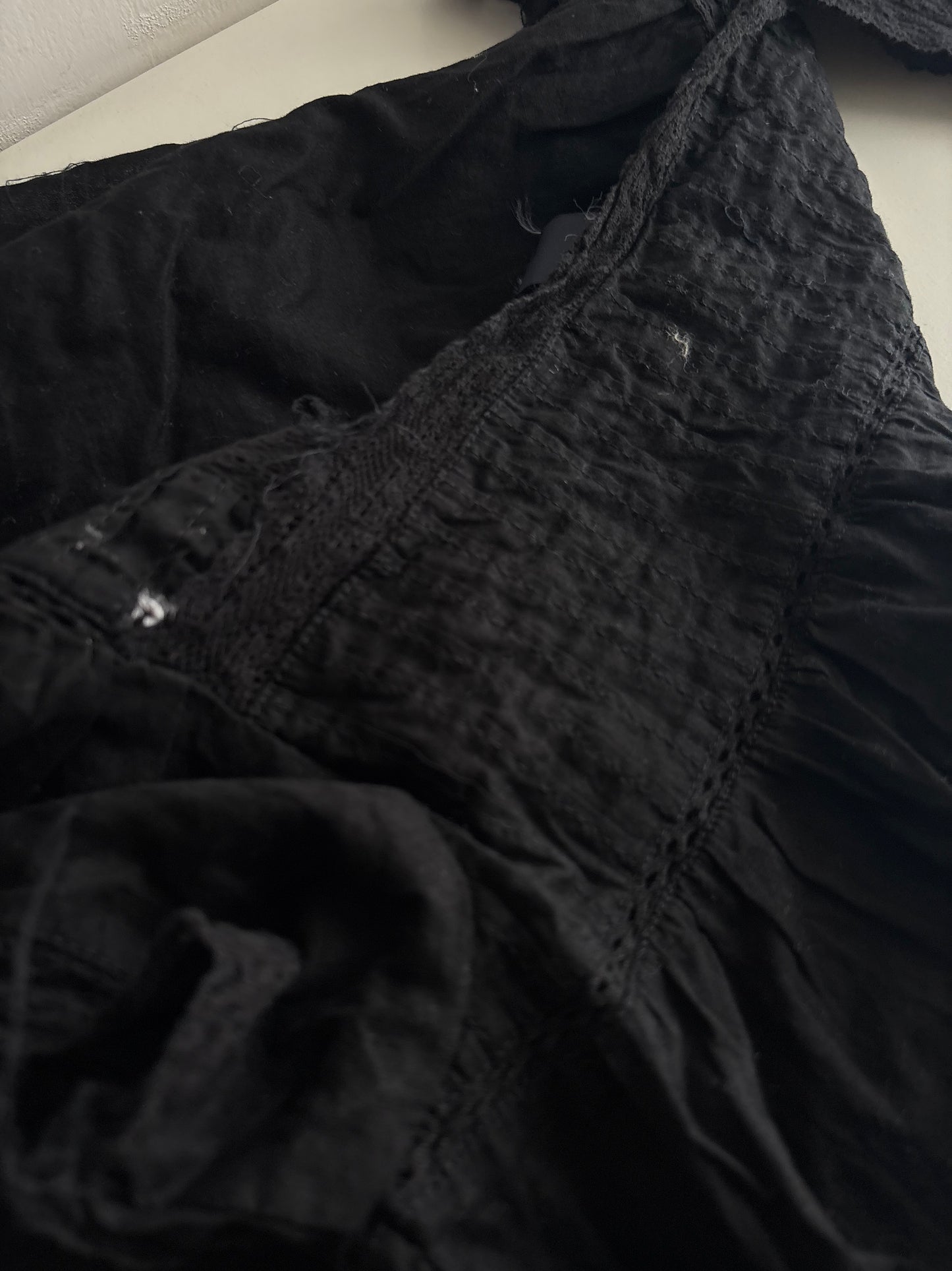 Black cotton top