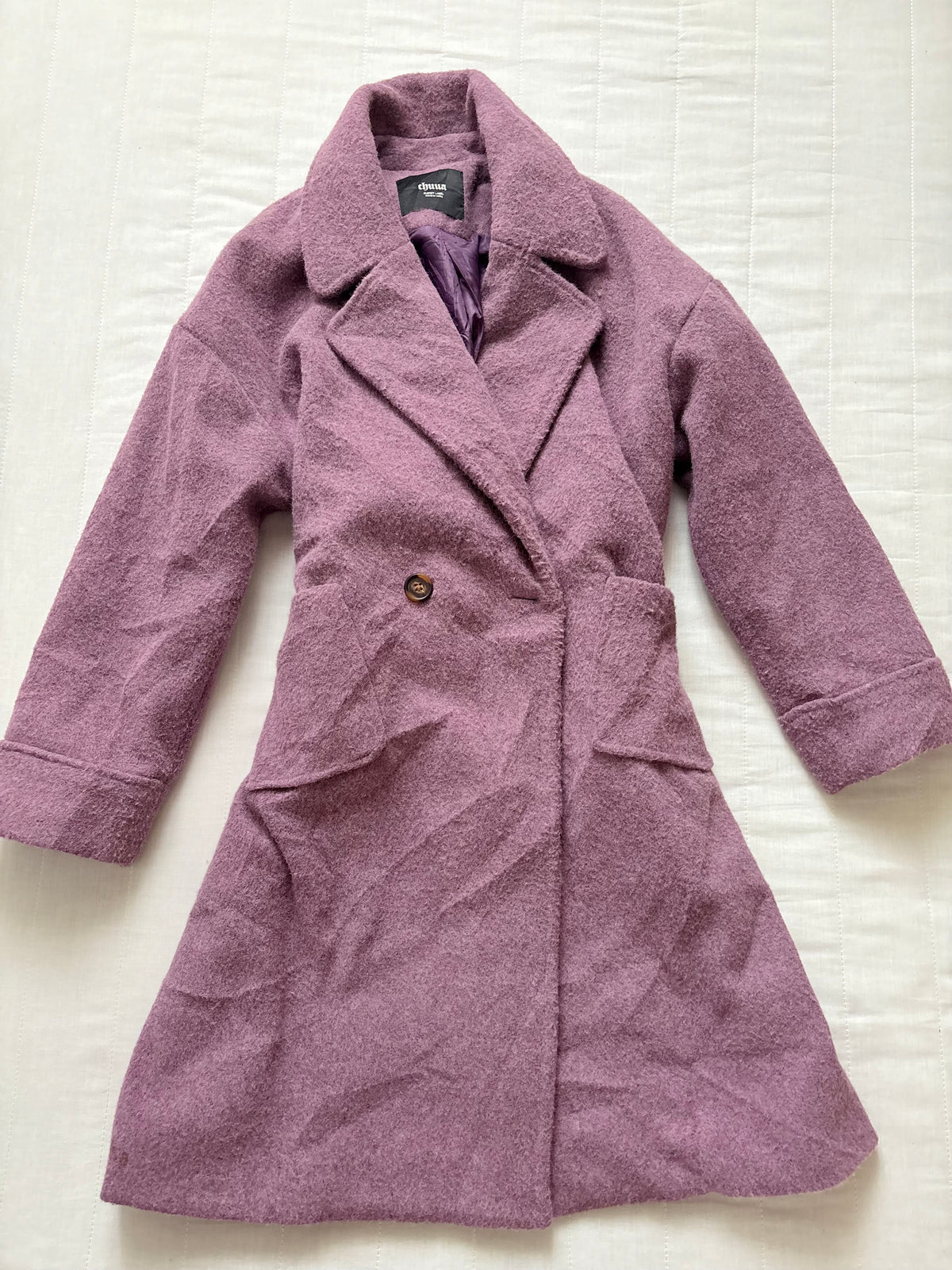 Lavender long coat