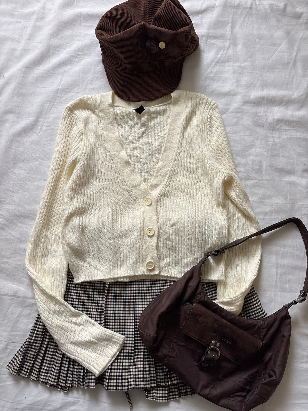 Cream cardigan