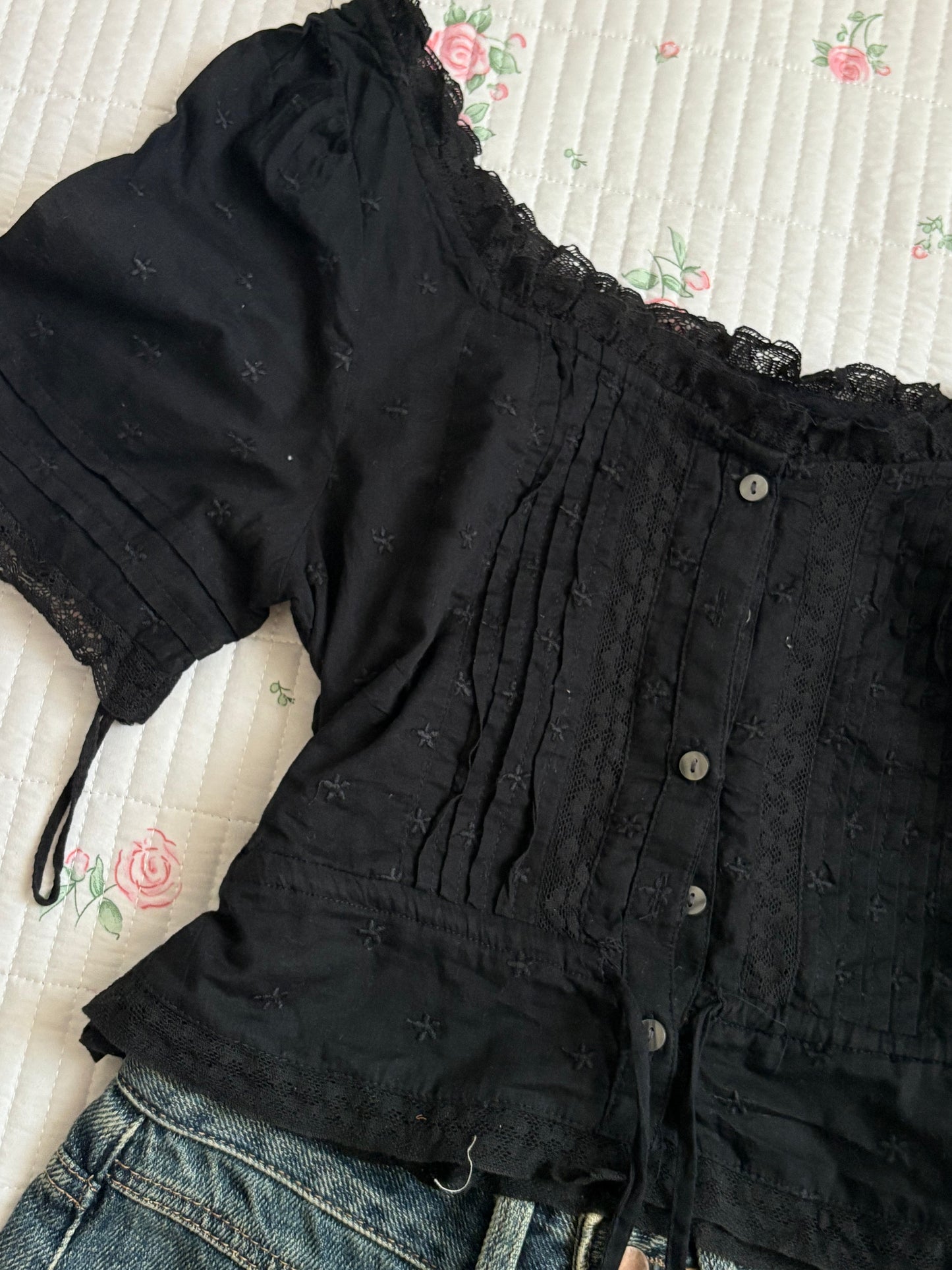 Black cotton top