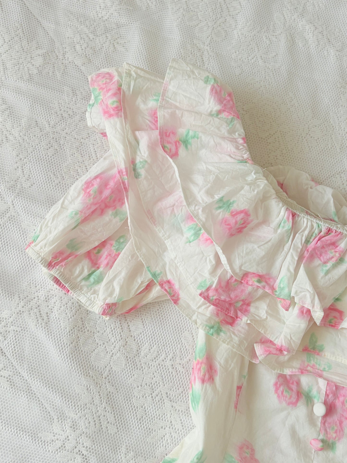 Pink floral top