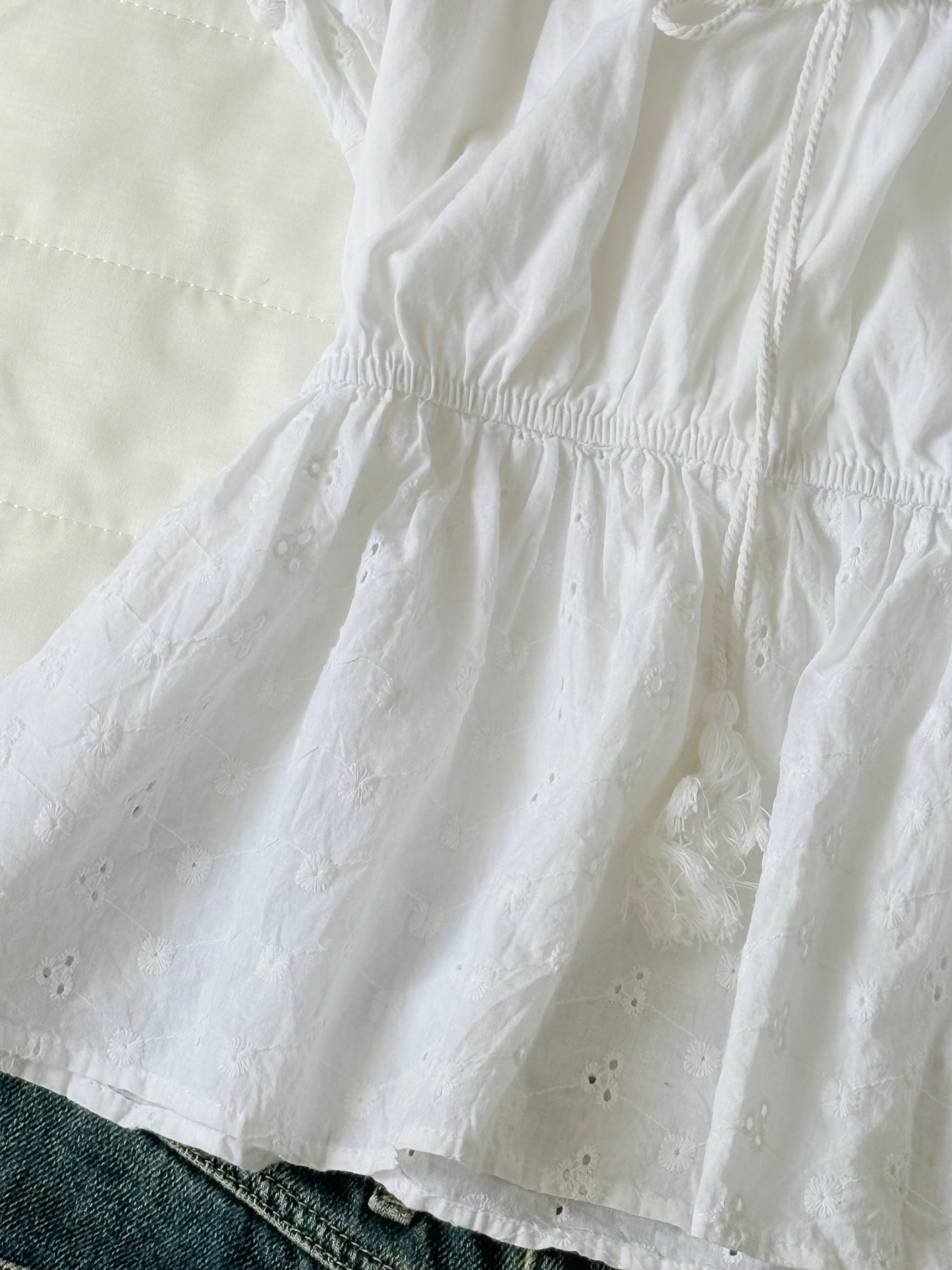 White doll top