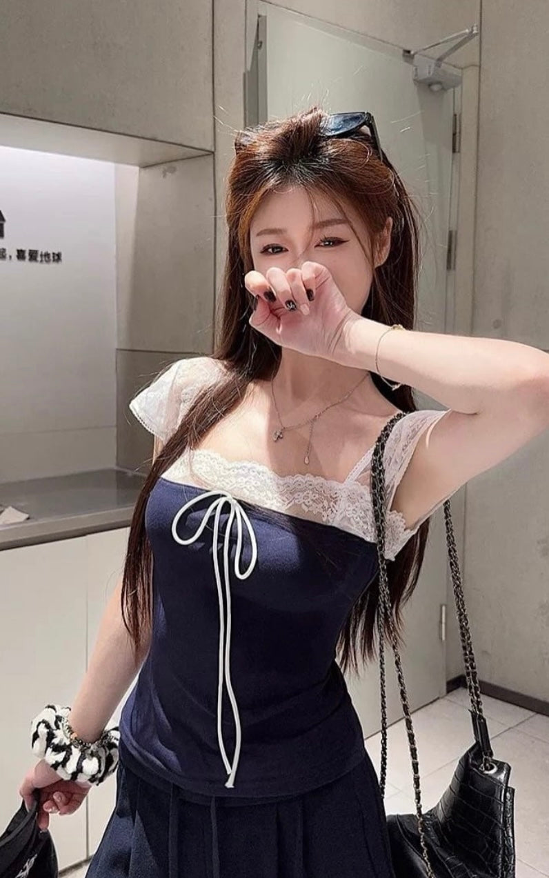 Vivian lace top