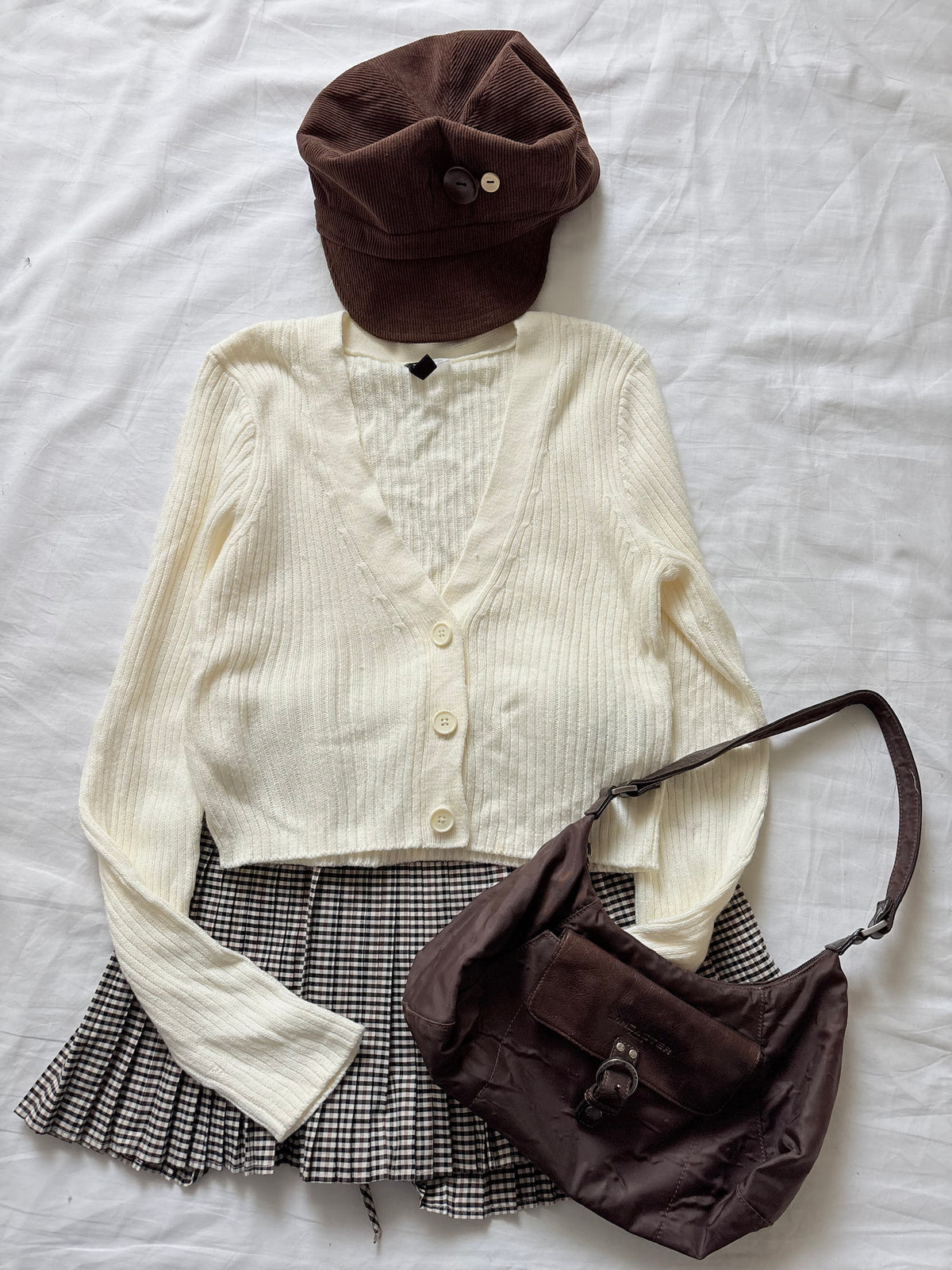 Cream cardigan