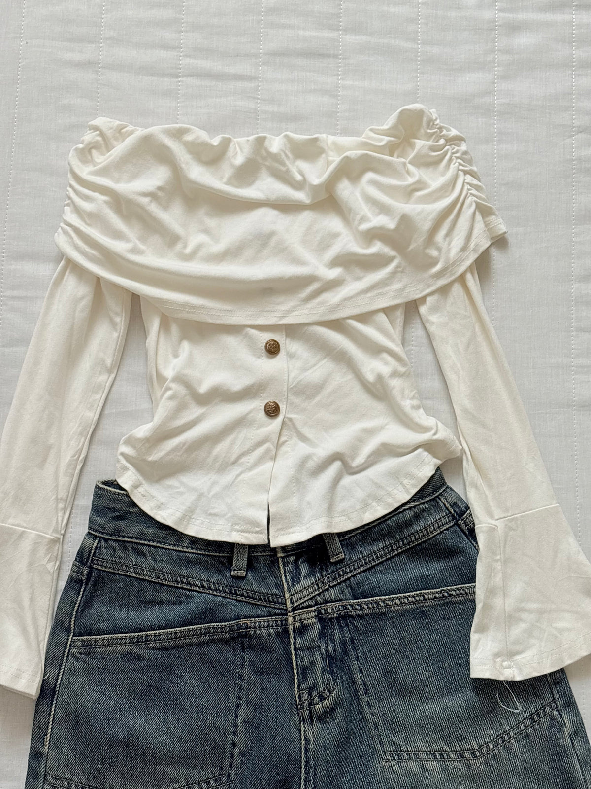 White off shoulder