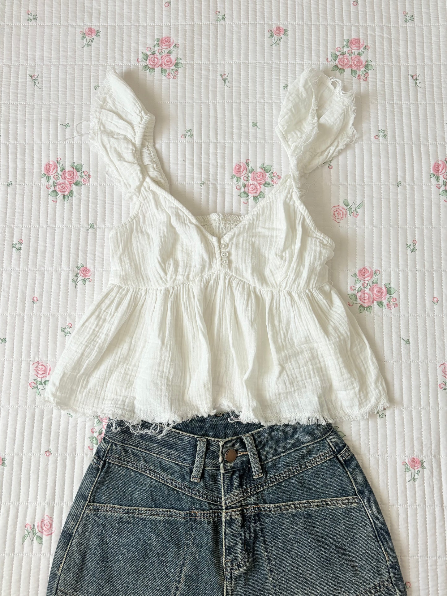 Muslin doll top
