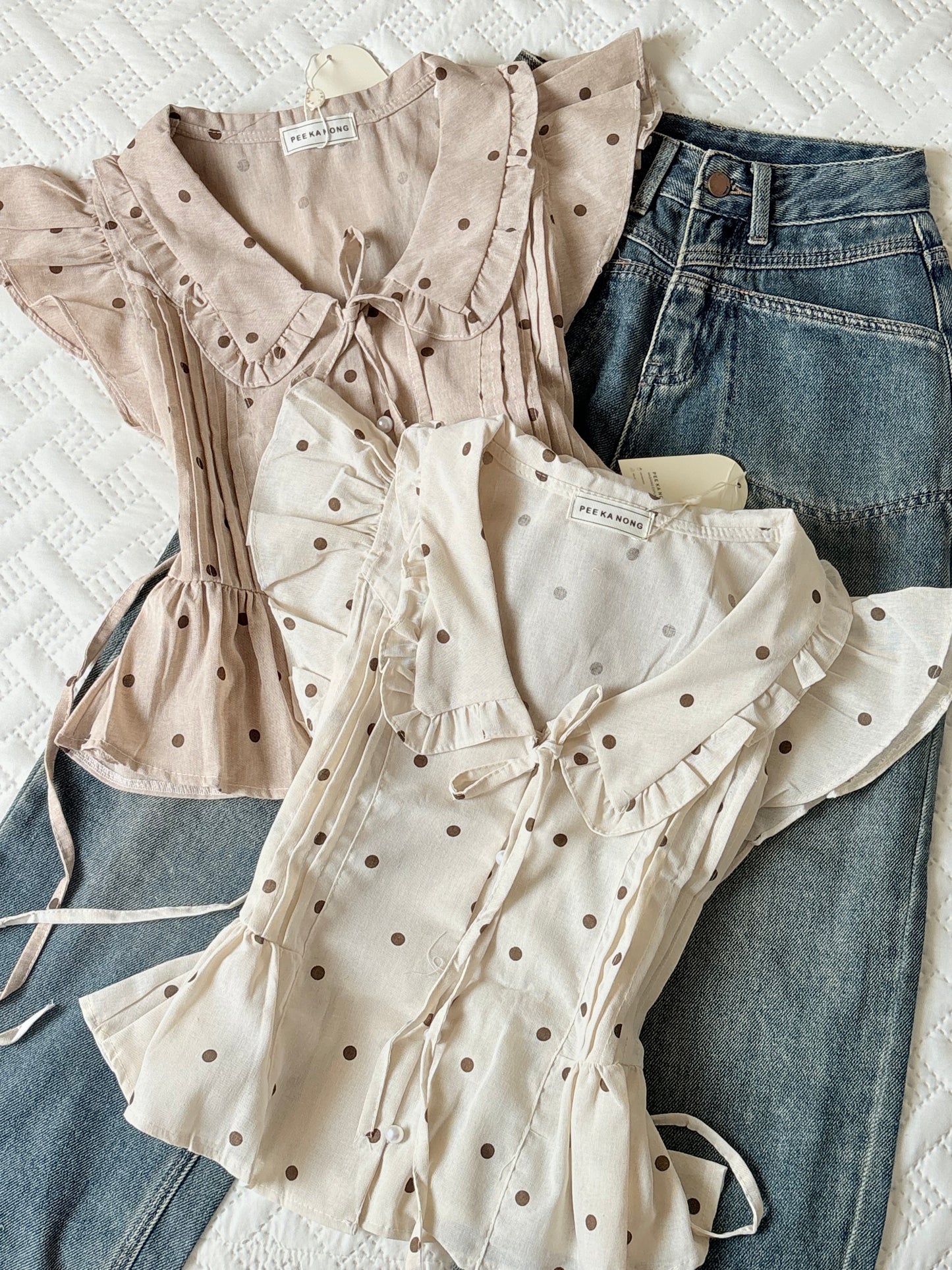 Clara polka top