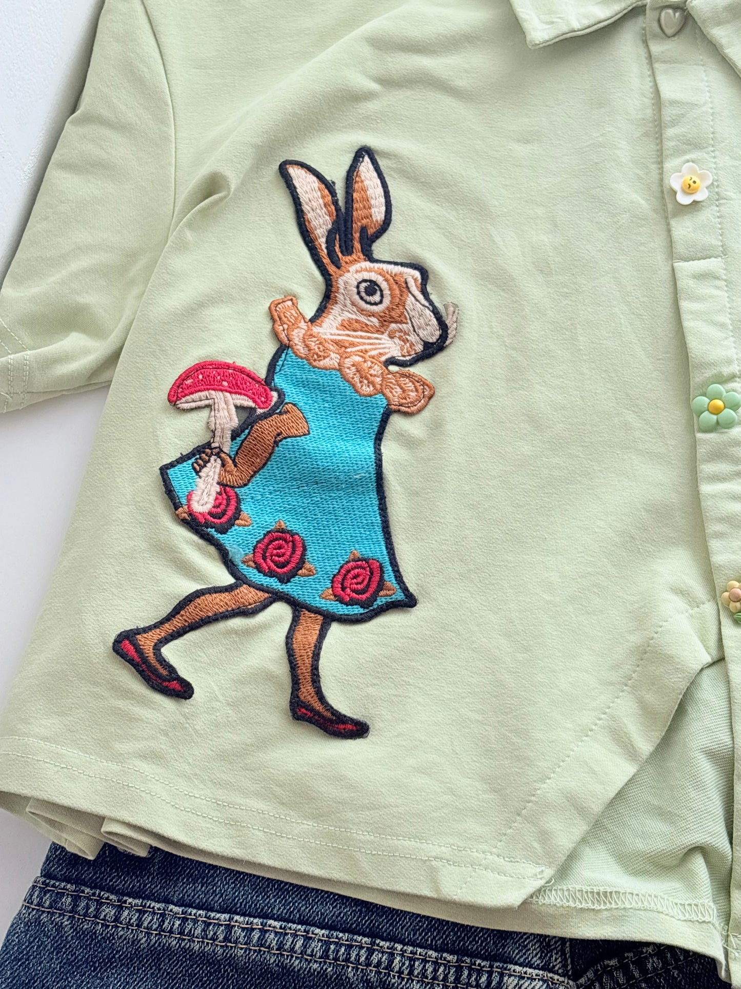 Green rabbit top
