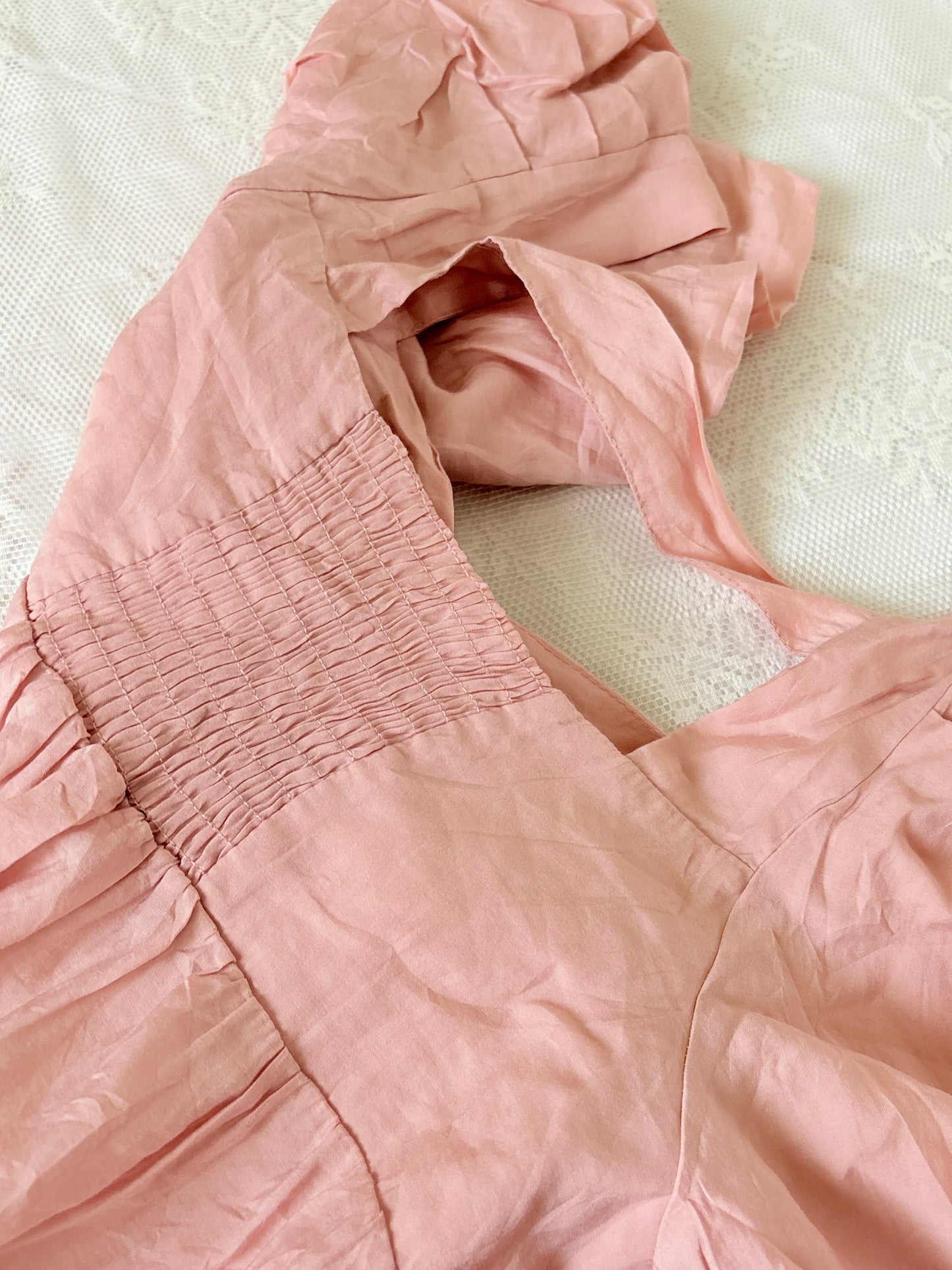 Pink doll top