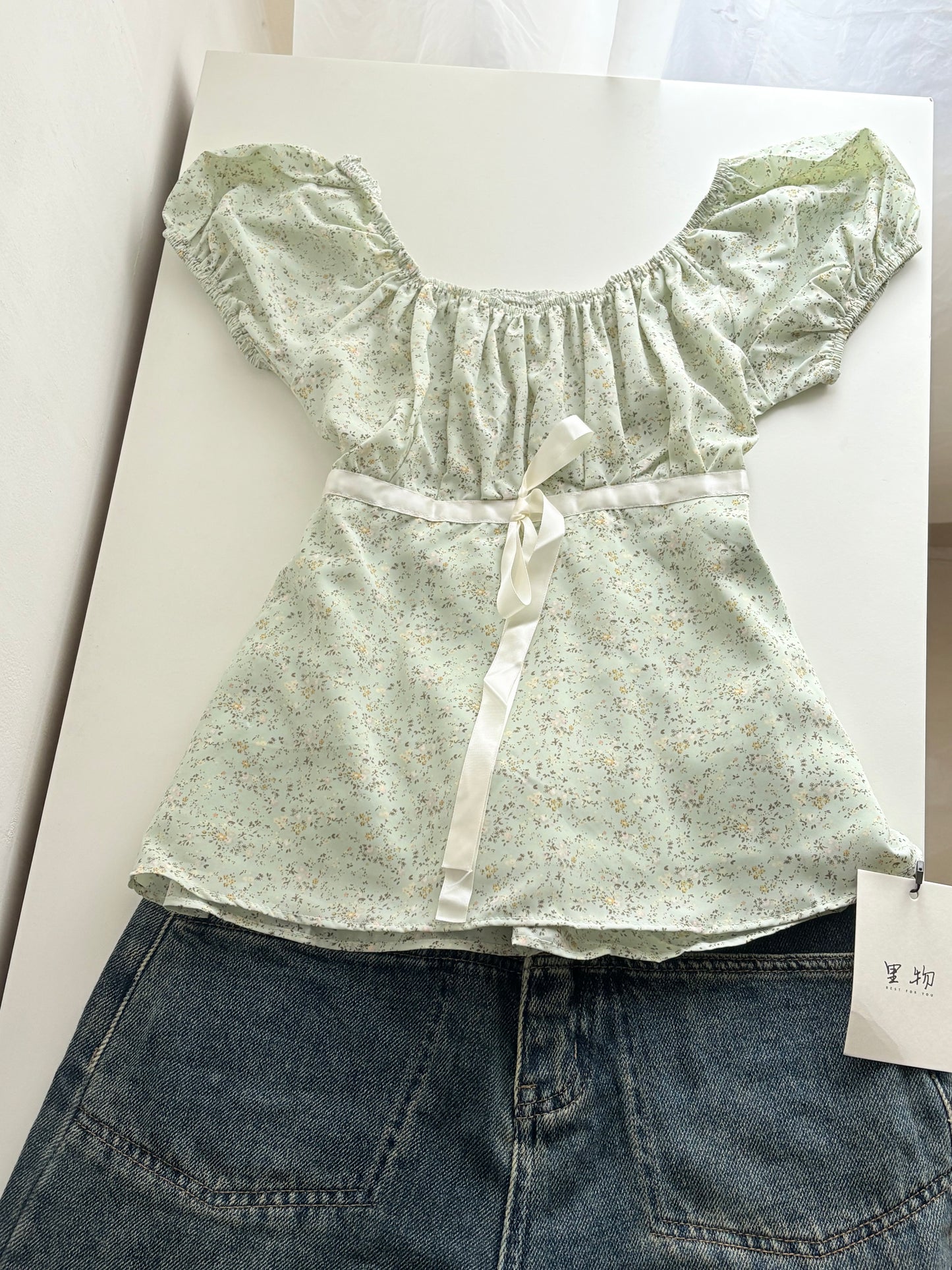 Clara ribbon top
