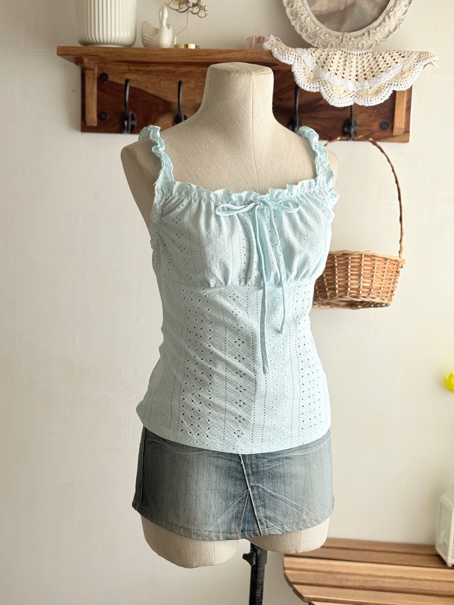 Blue doll top