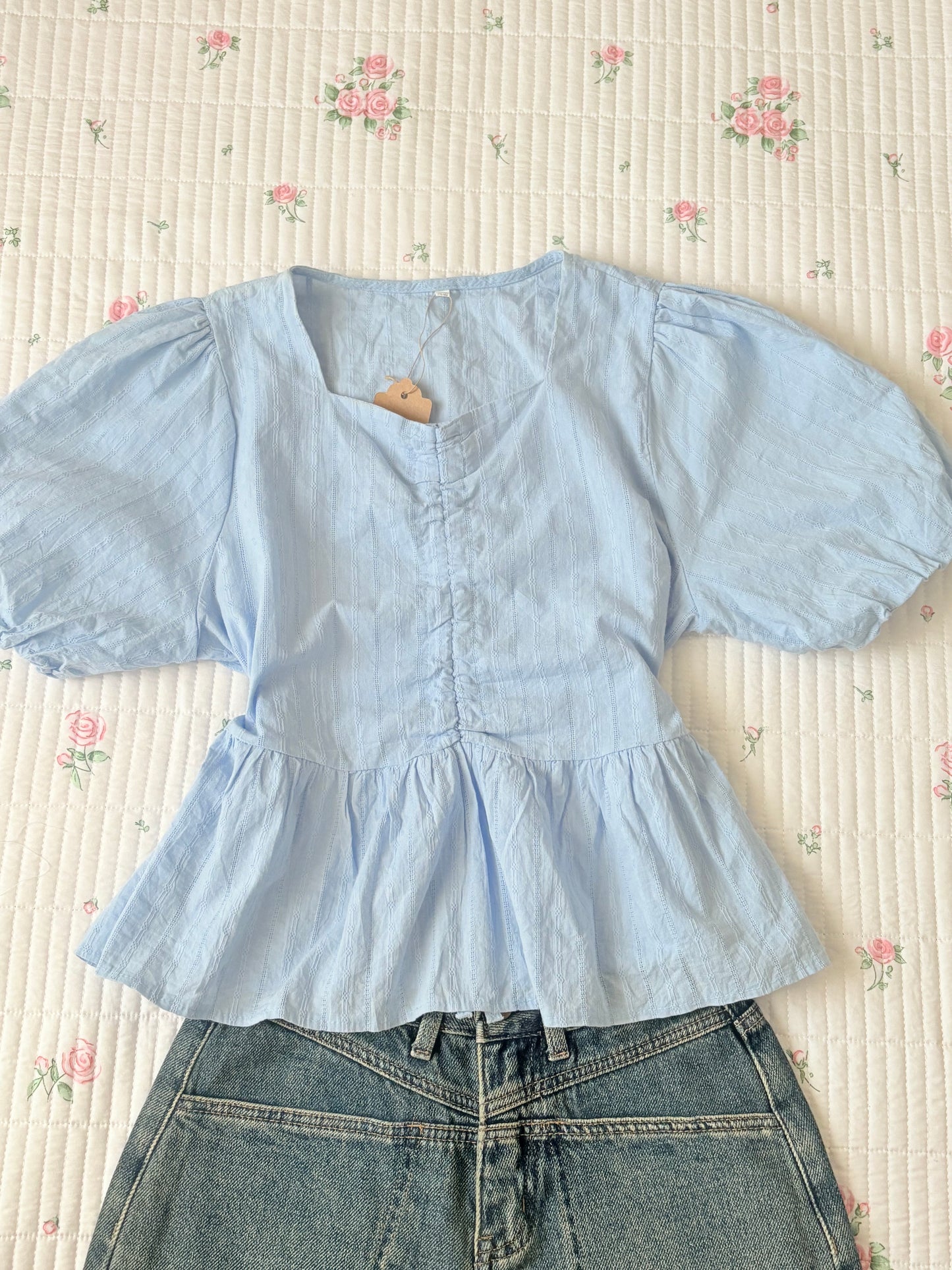 Blue doll top