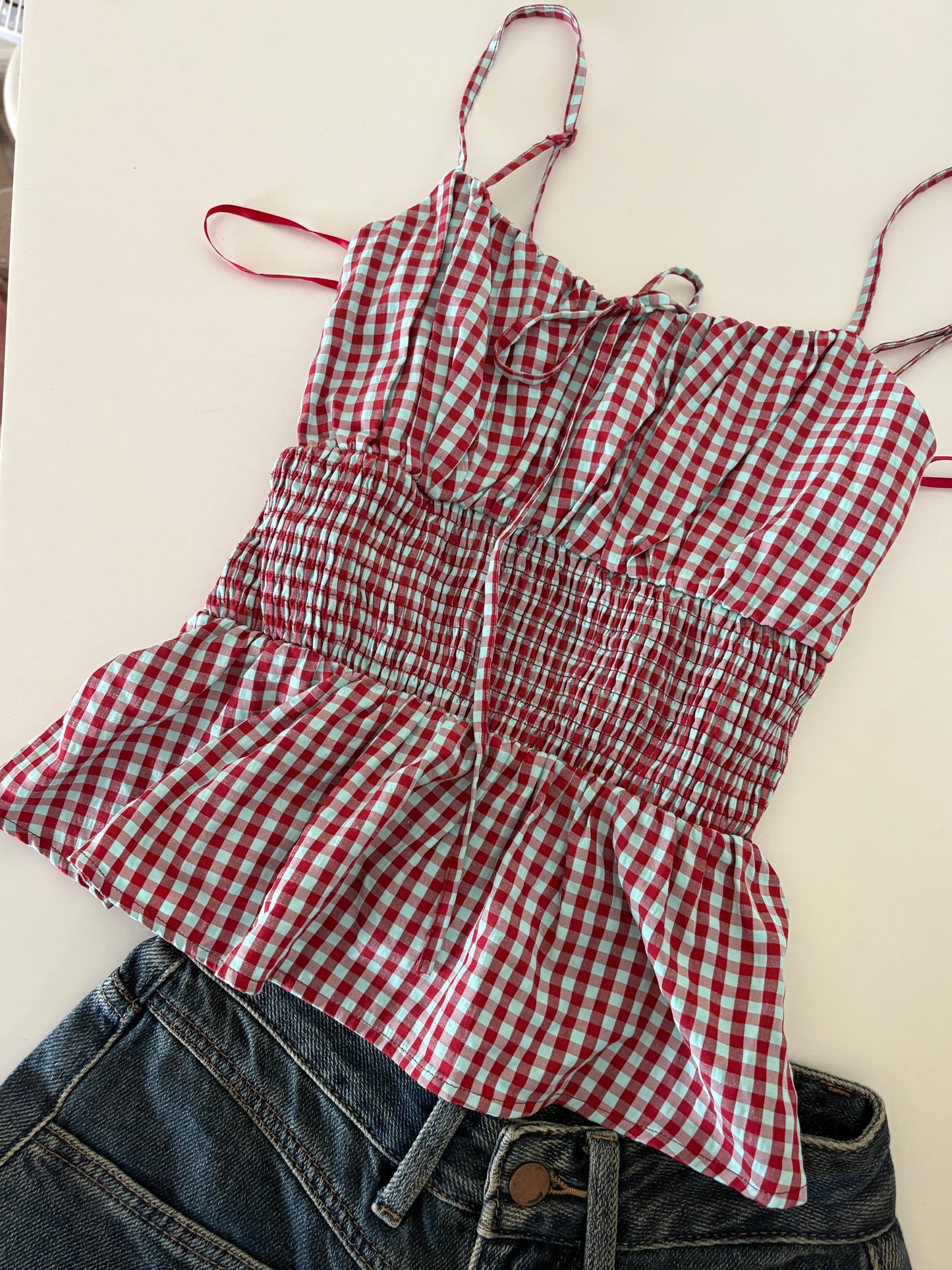 Gingham top