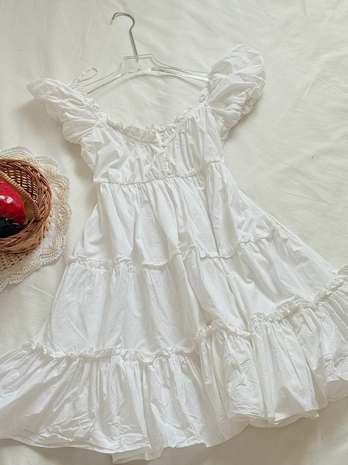 White babydoll dress