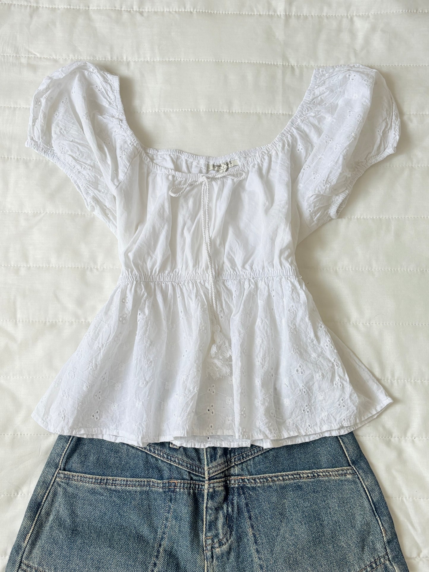 White doll top