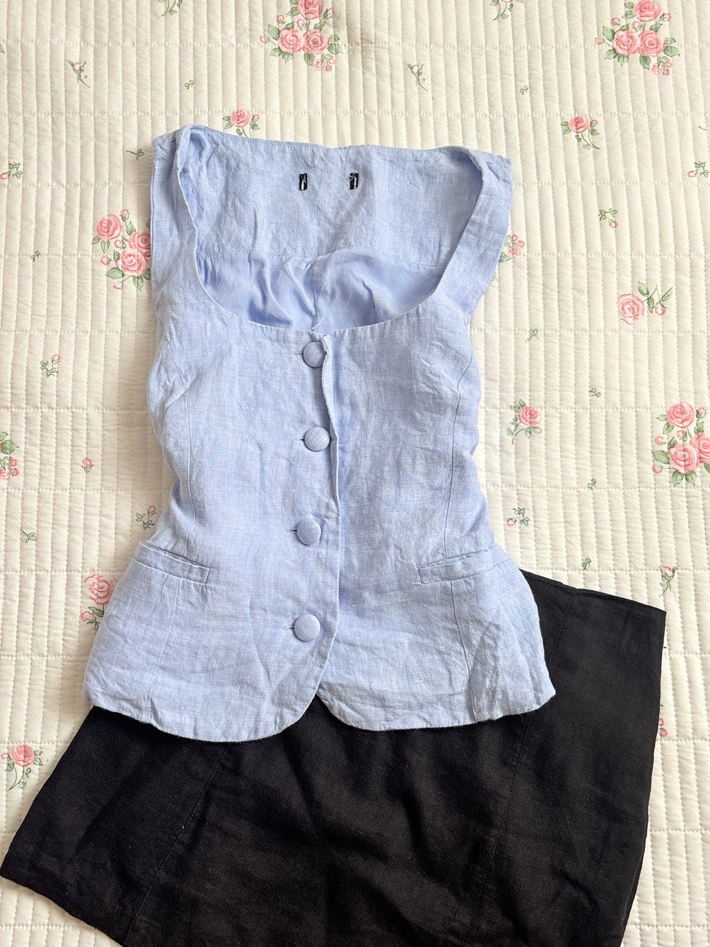 Blue vest