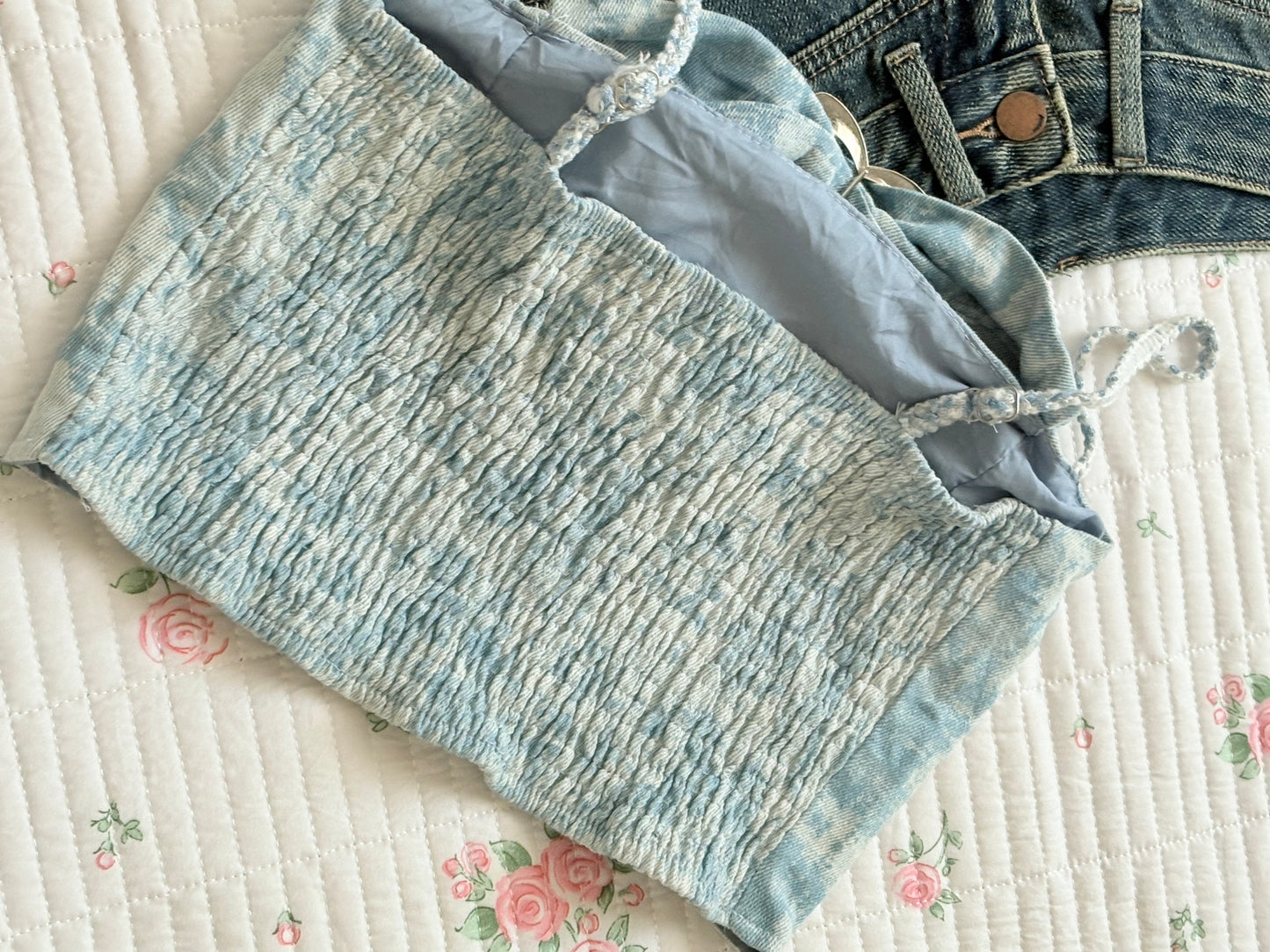 Denim top