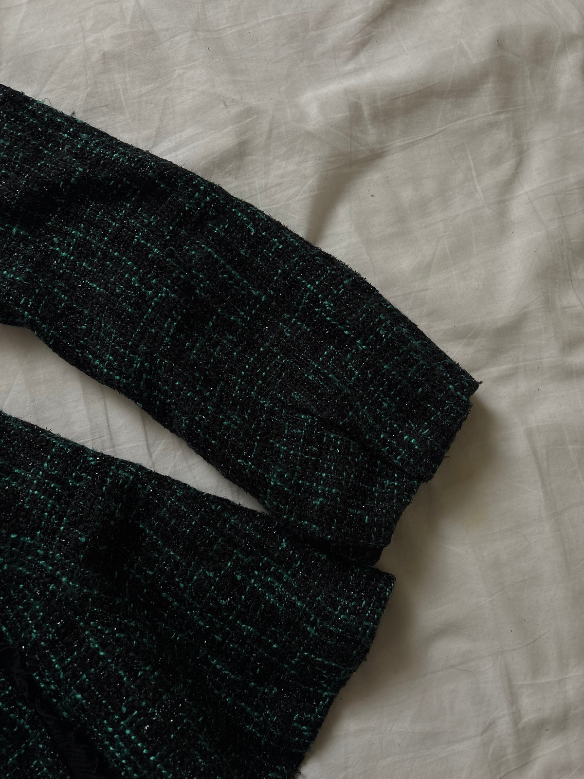 Tweed shimmer coat