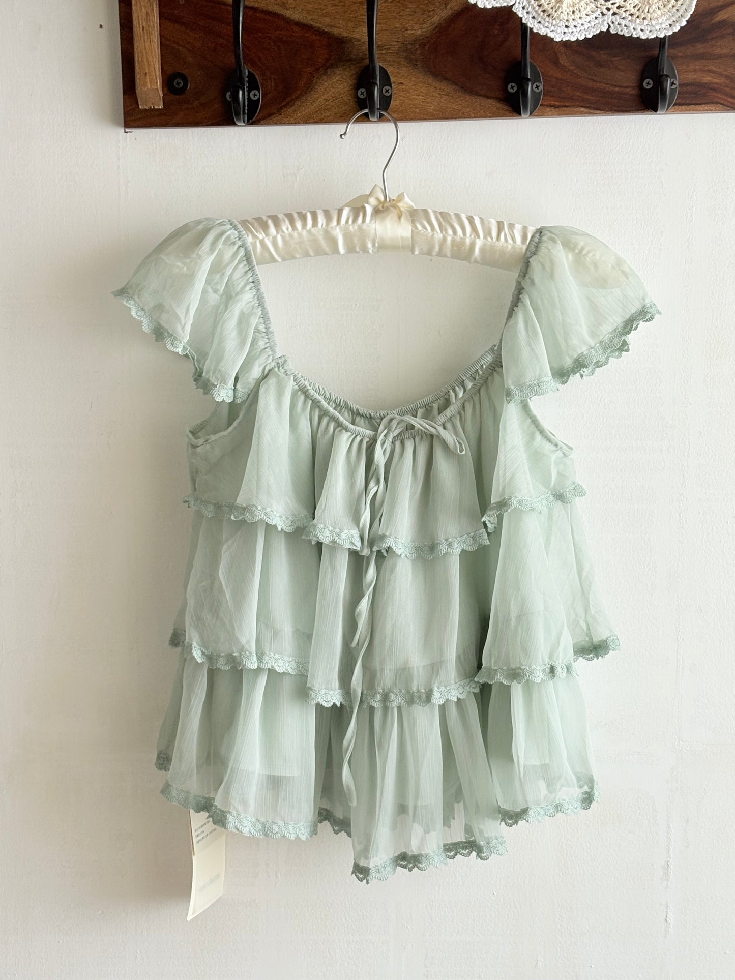Silvie ruffle top