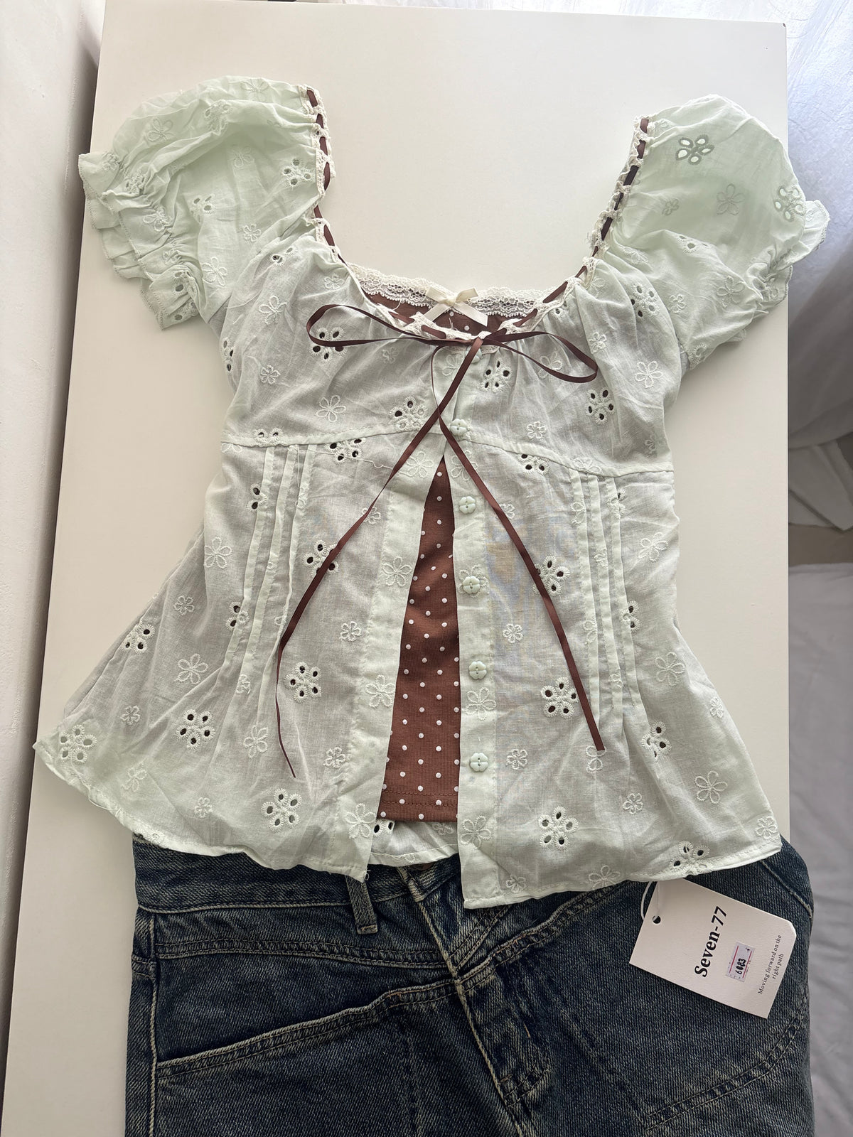 Juliette polka top