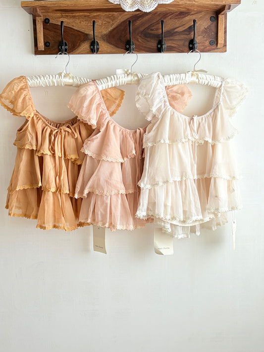 Silvie ruffle top