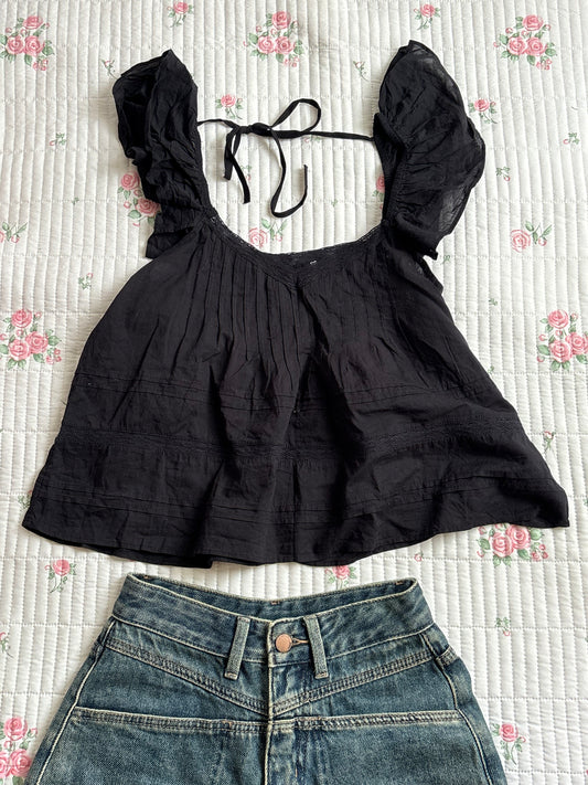 Cotton tie top