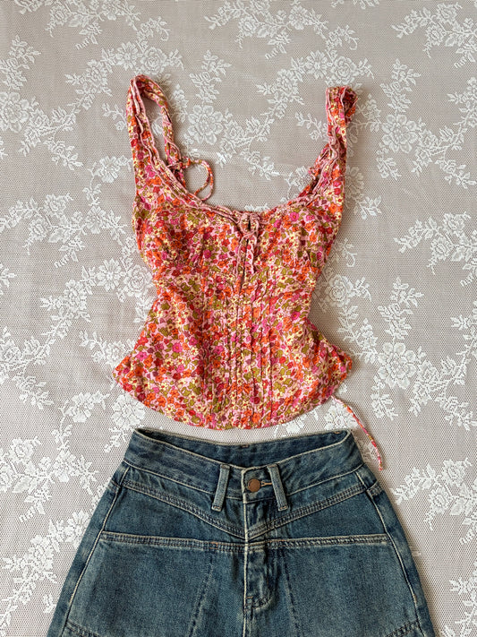 Floral hook closure top