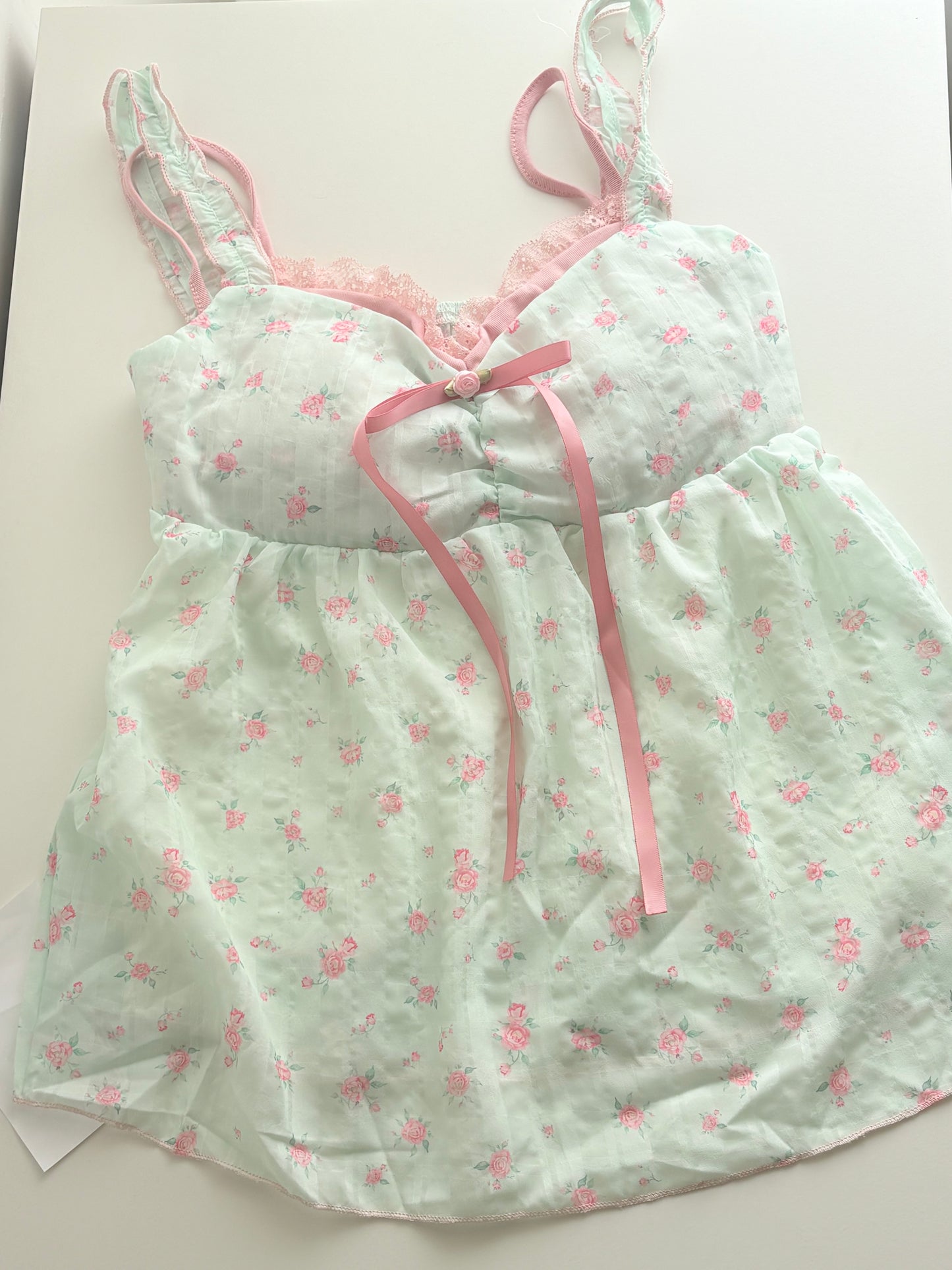 Lily floral pastel top