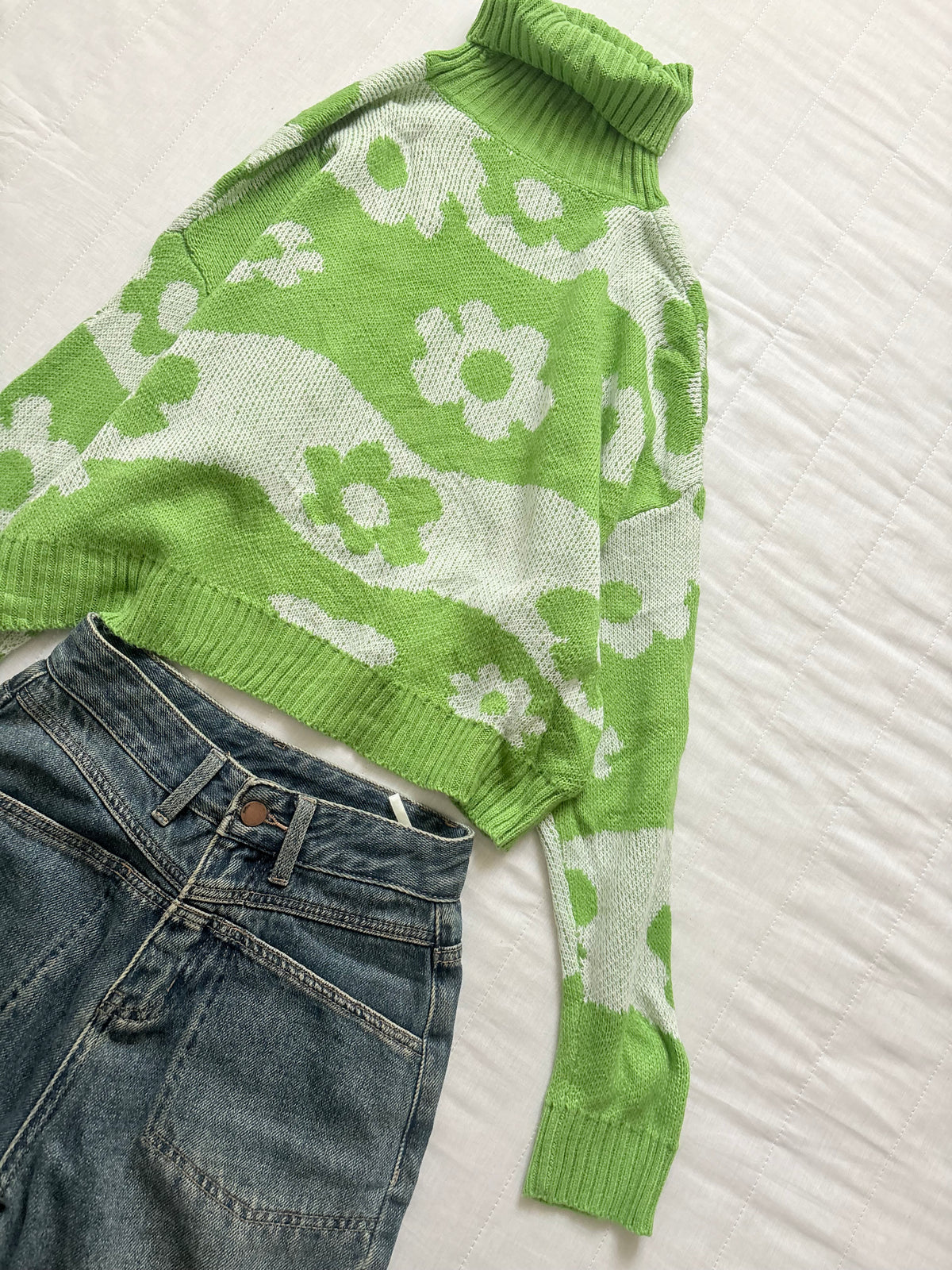 Green floral