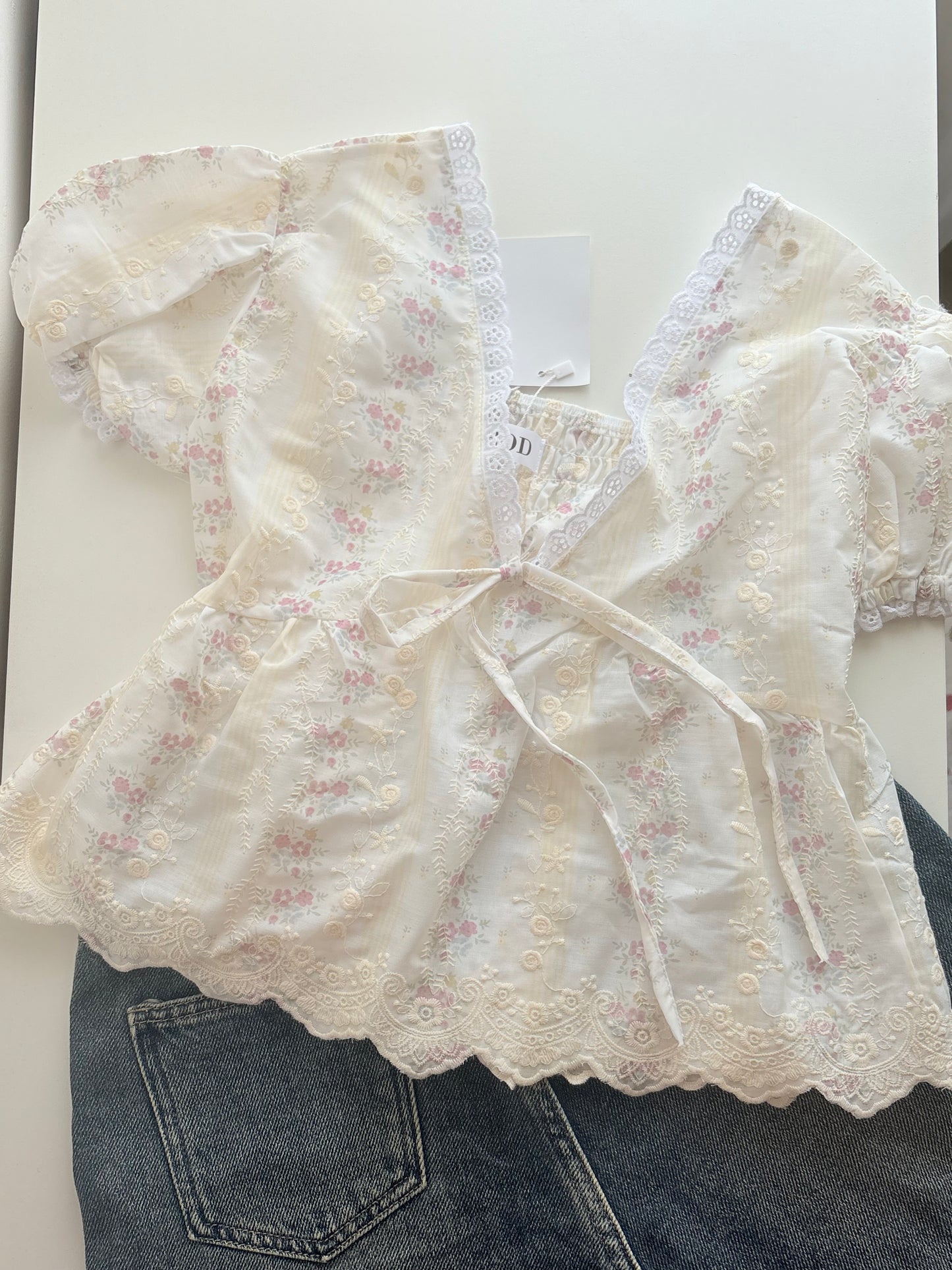 Stella embroidered top