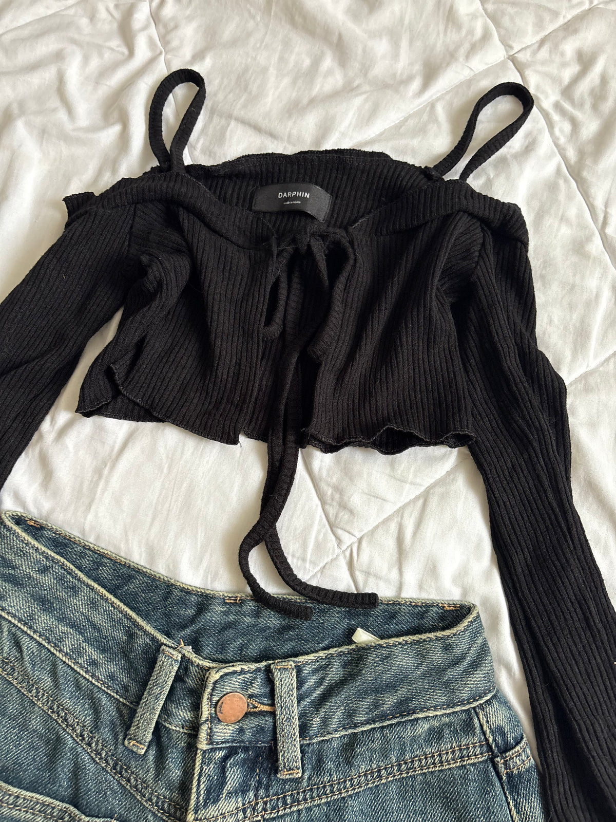 Black tie top