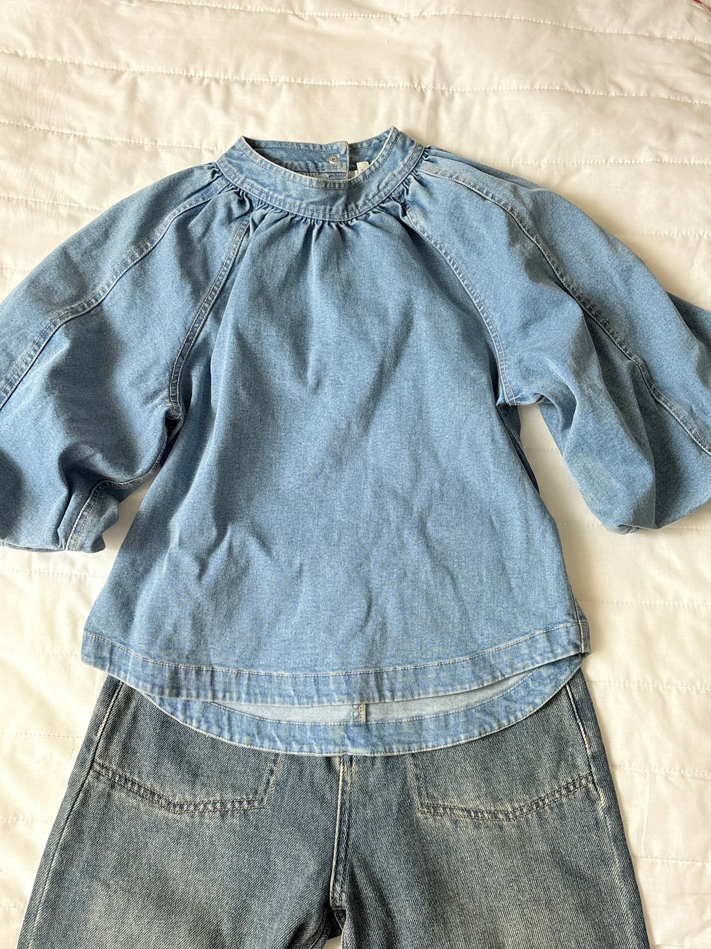 Denim top