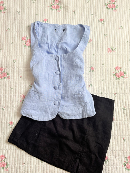 Blue vest